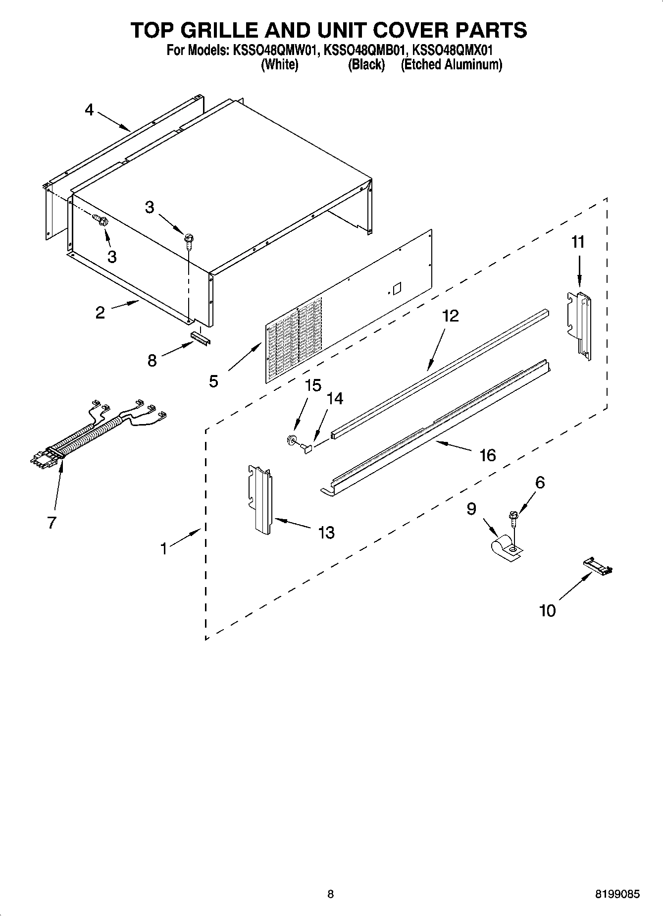 06 - TOP GRILLE AND UNIT COVER PARTS