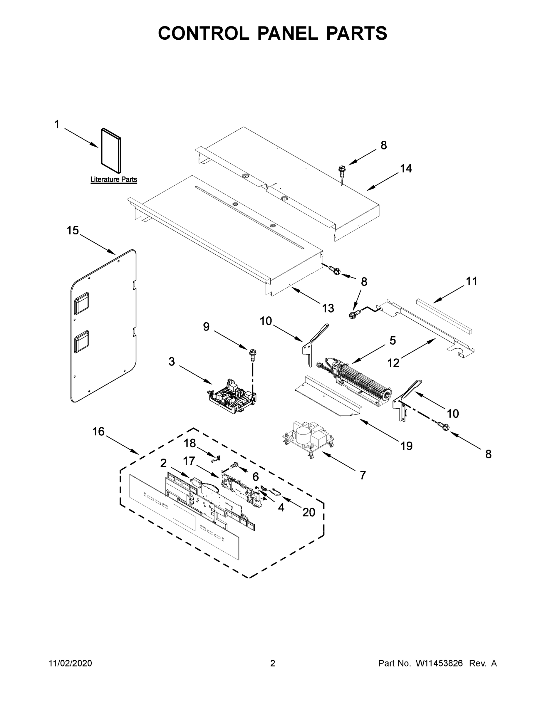 02 - CONTROL PANEL PARTS