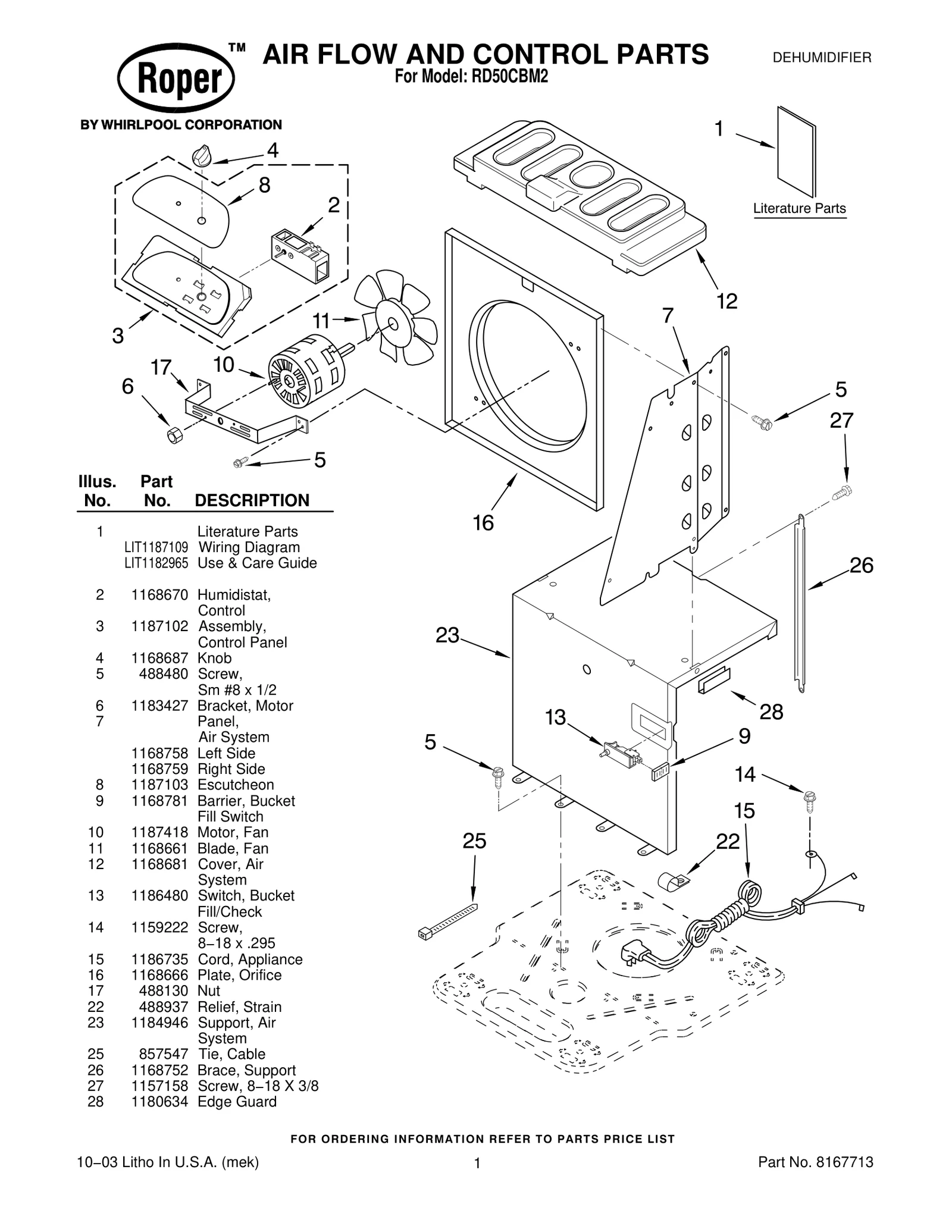 AIR FLOW AND CONTROL PARTS