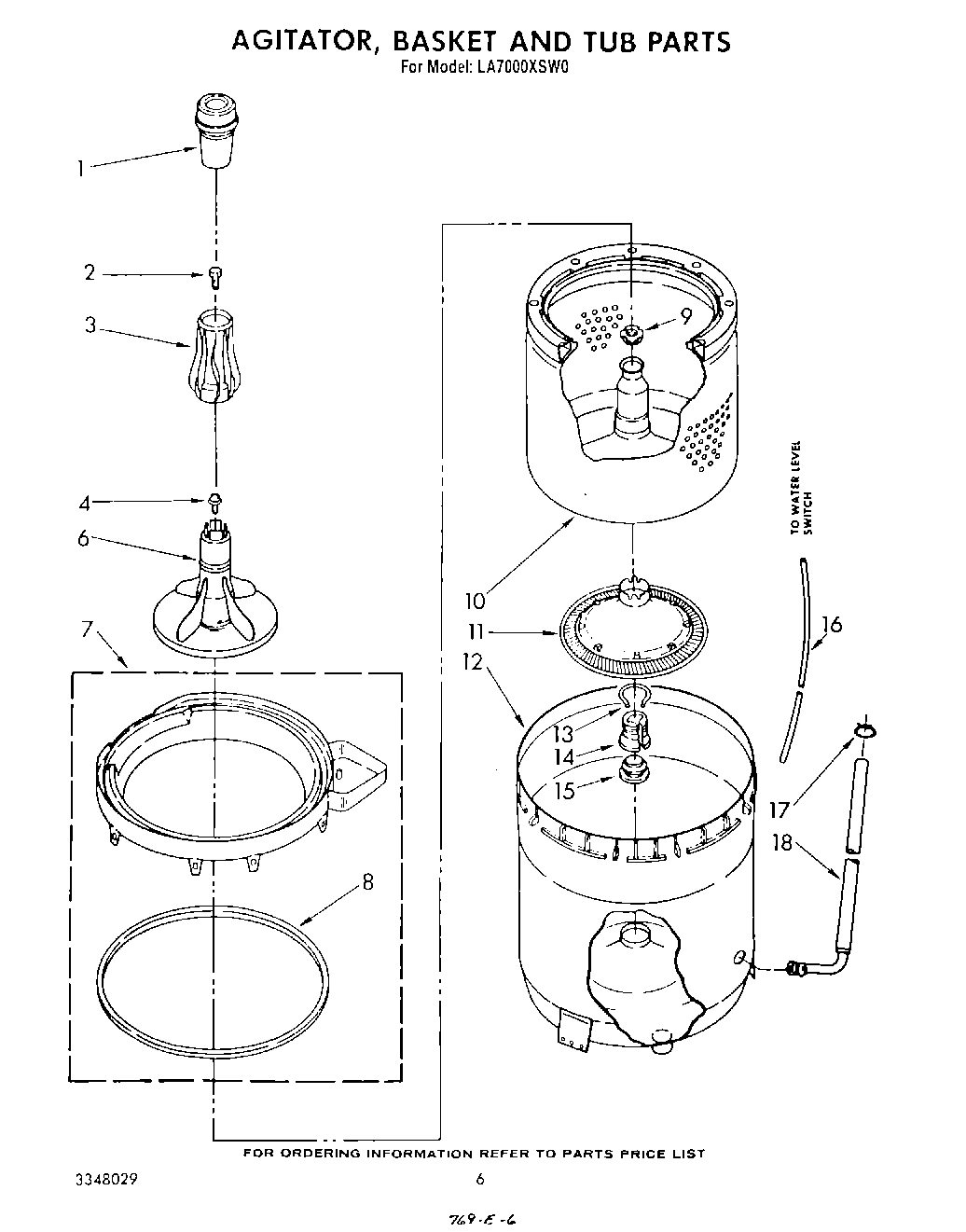 04 - AGITATOR, BASKET AND TUB