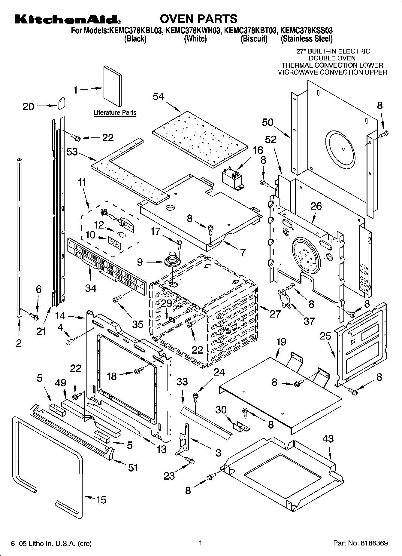 01 - OVEN PARTS