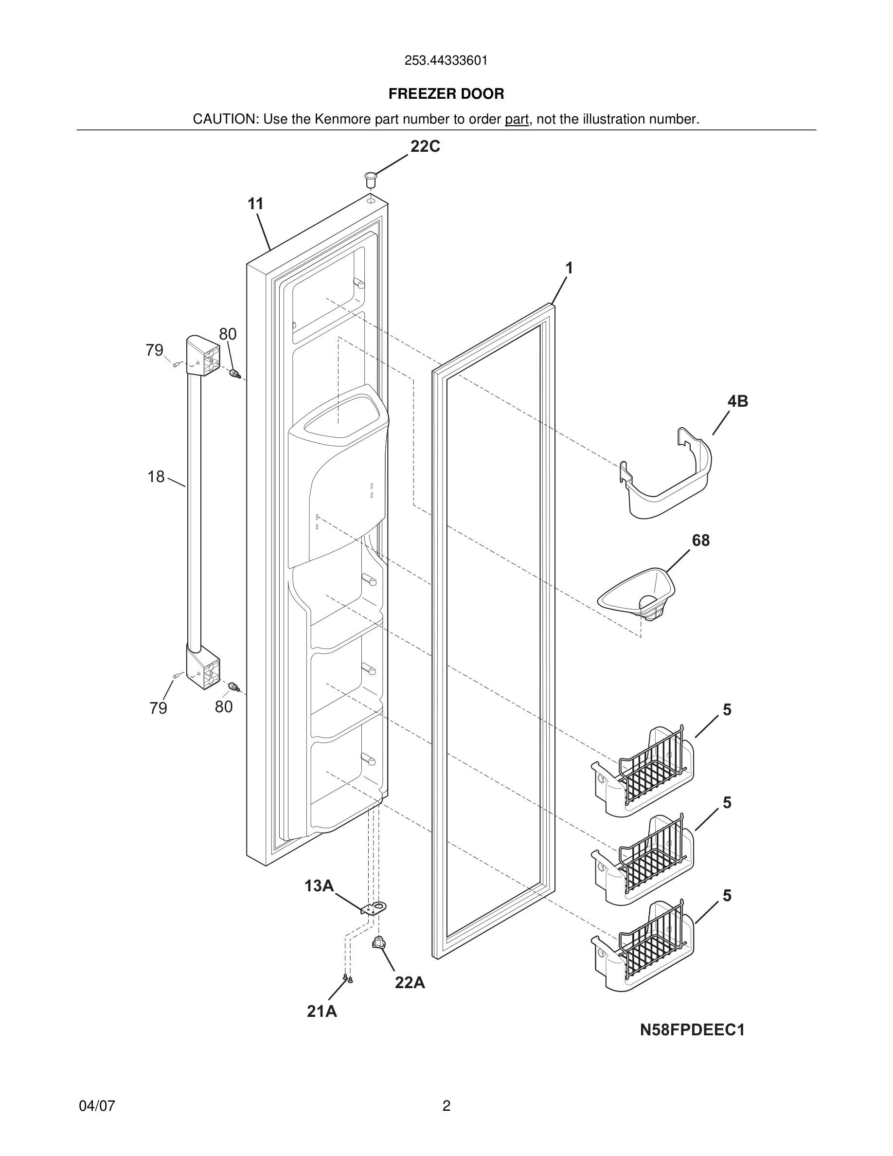 03 - FREEZER DOOR