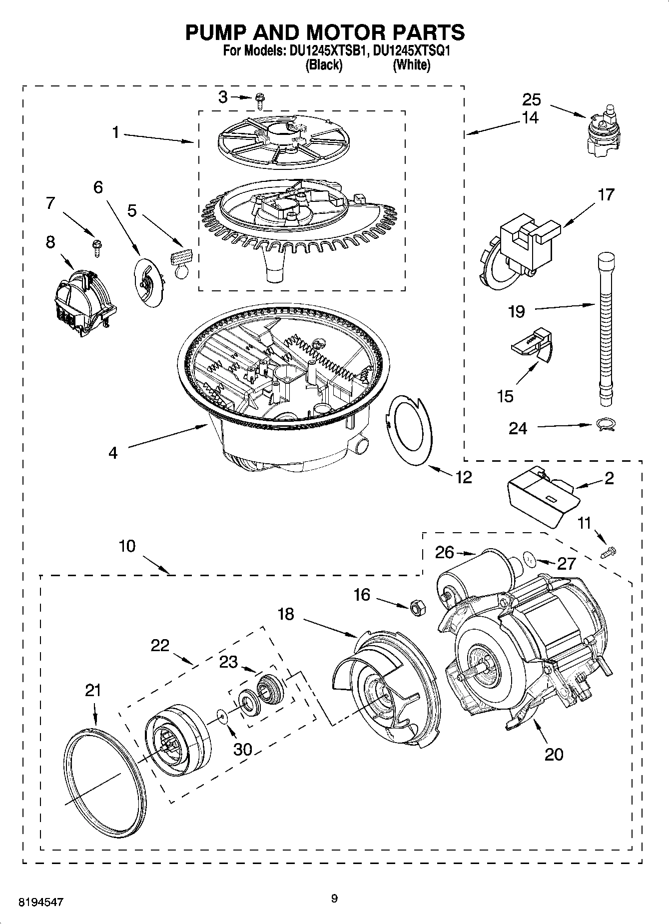 08 - PUMP AND MOTOR PARTS