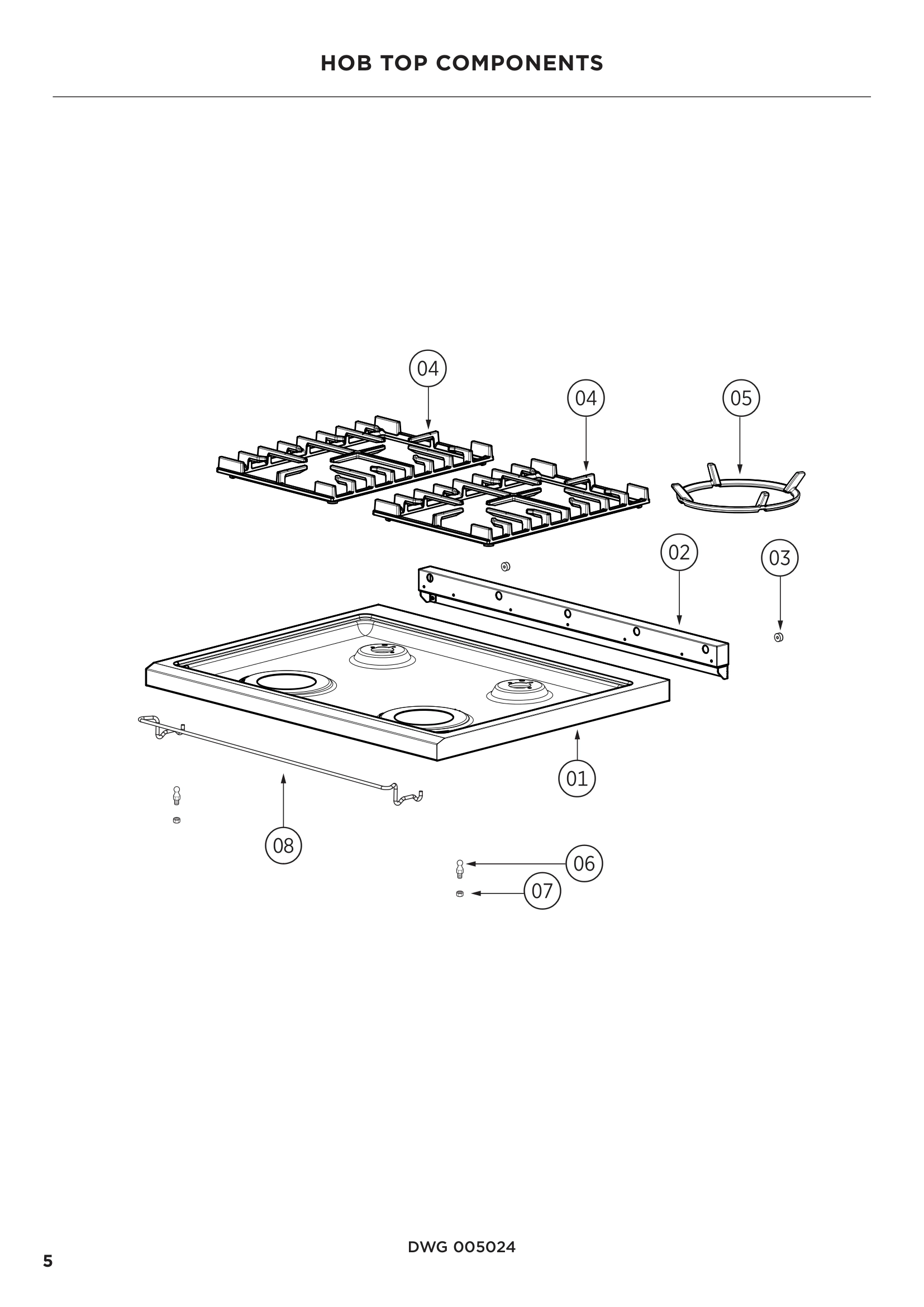 HOBTOP COMPONENTS