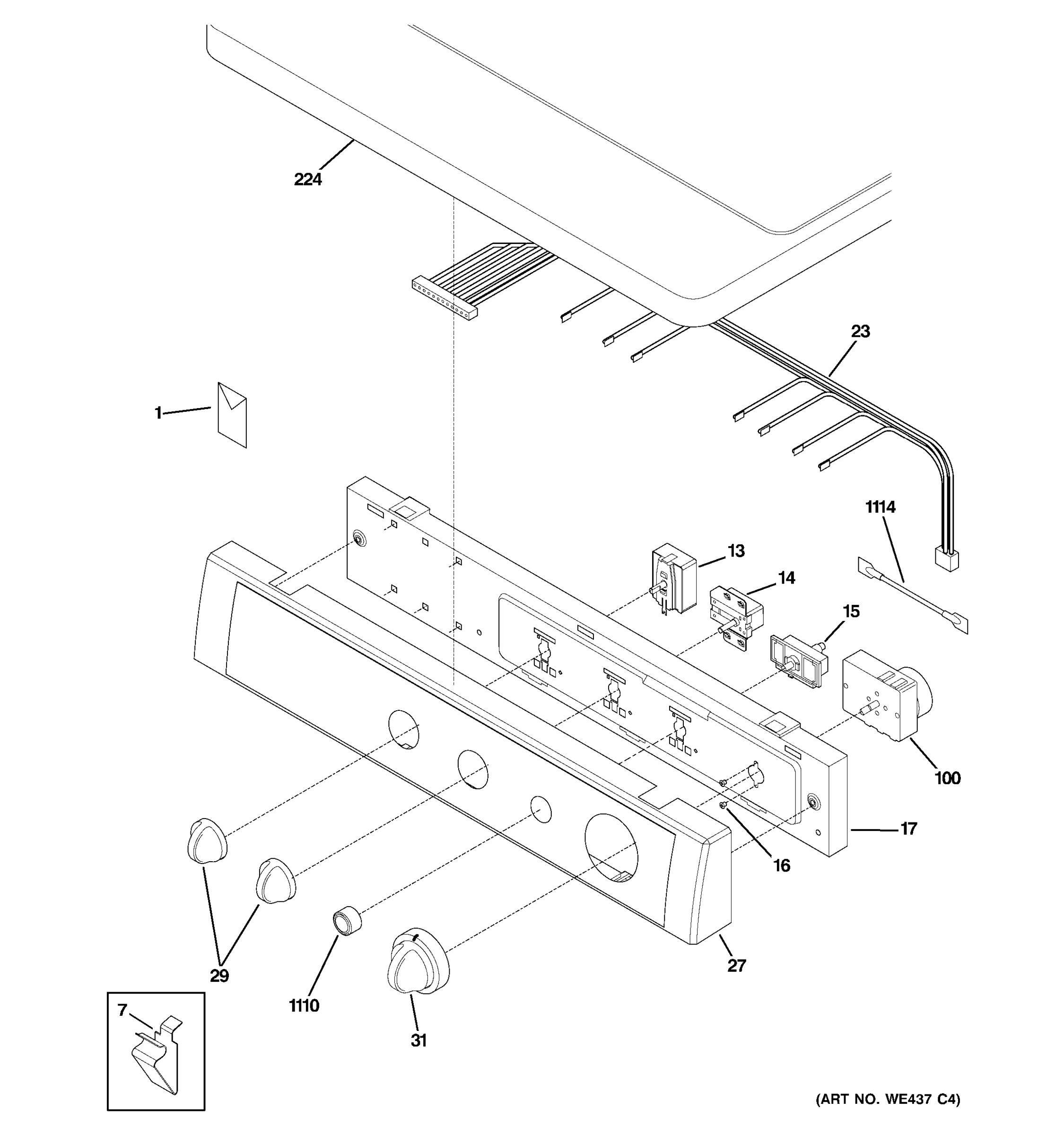 CONTROLS & TOP PANEL