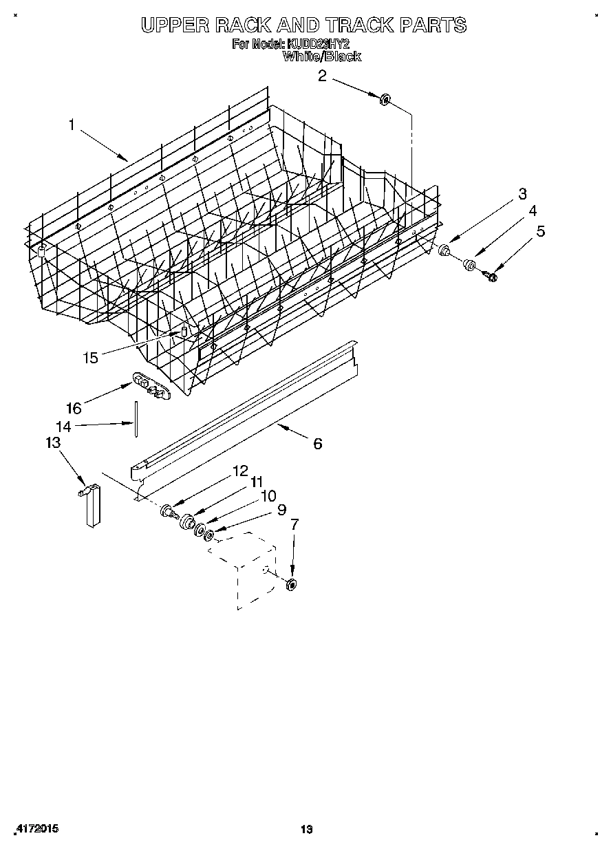 10 - UPPER RACK AND TRACK