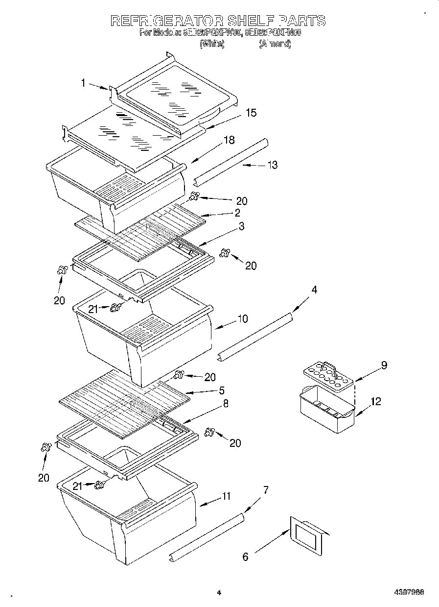 03 - REFRIGERATOR SHELF