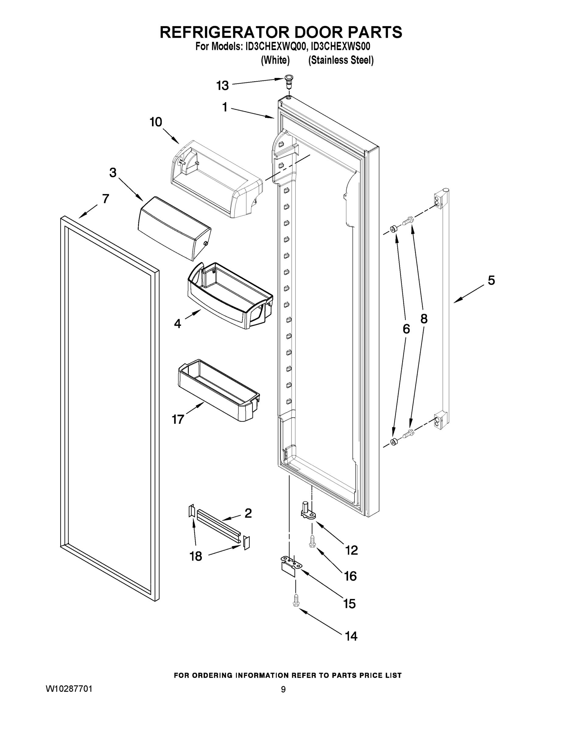 06 - REFRIGERATOR DOOR PARTS