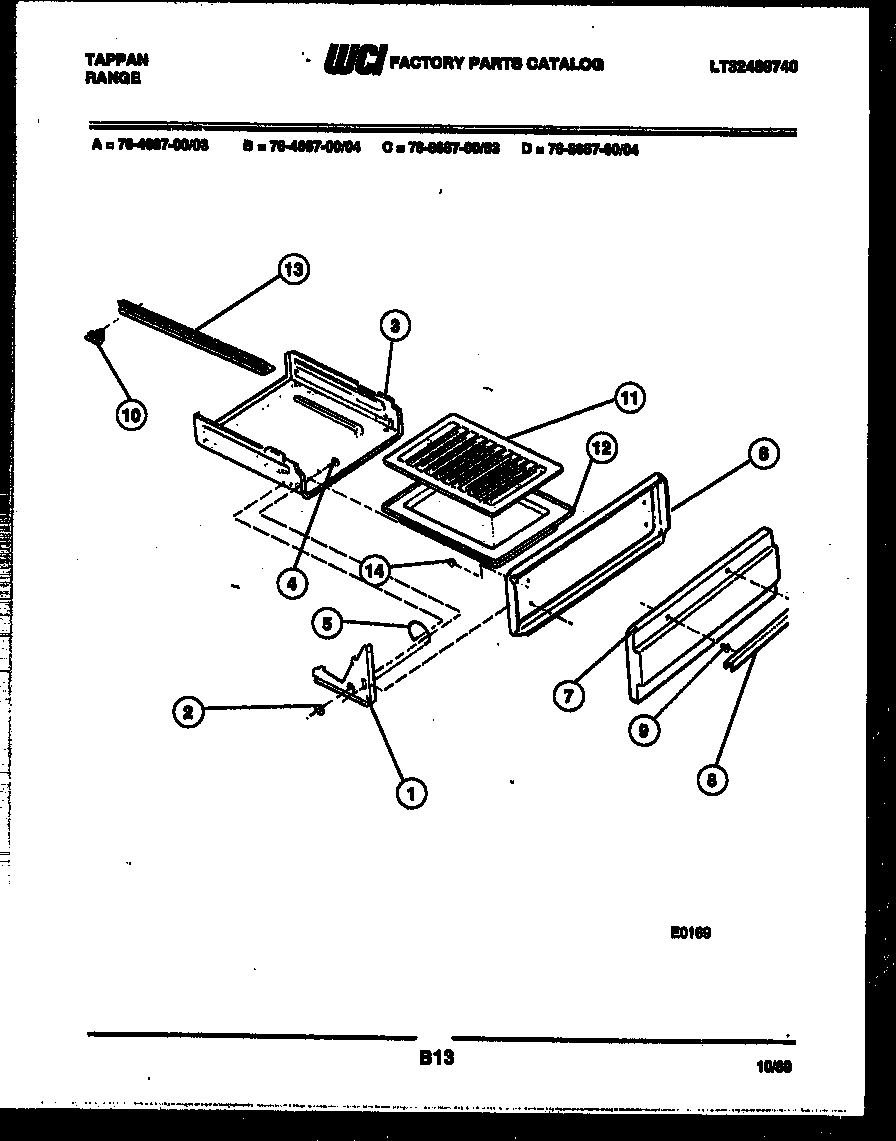 07 - BROILER DRAWER PARTS