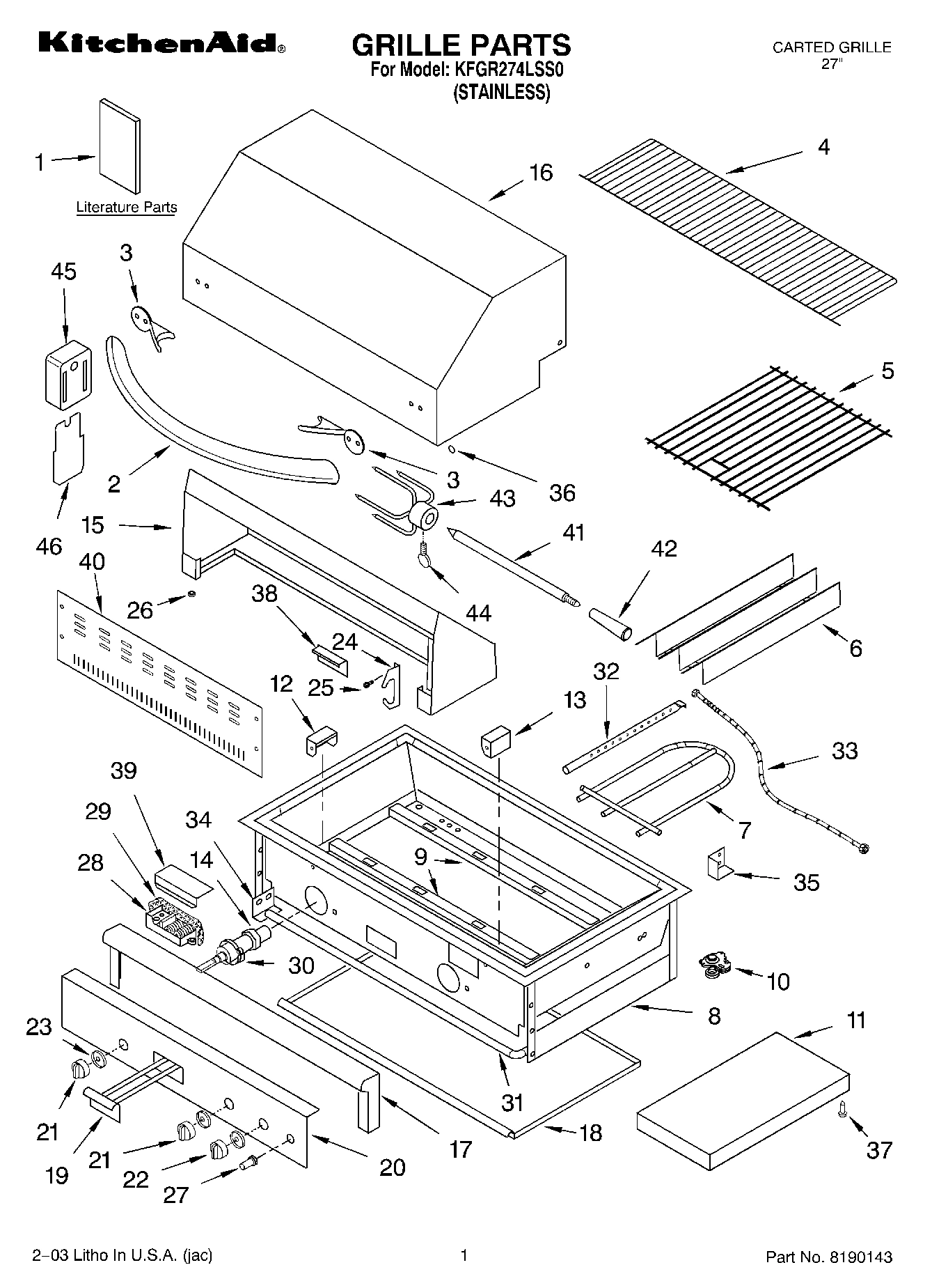 01 - GRILLE PARTS