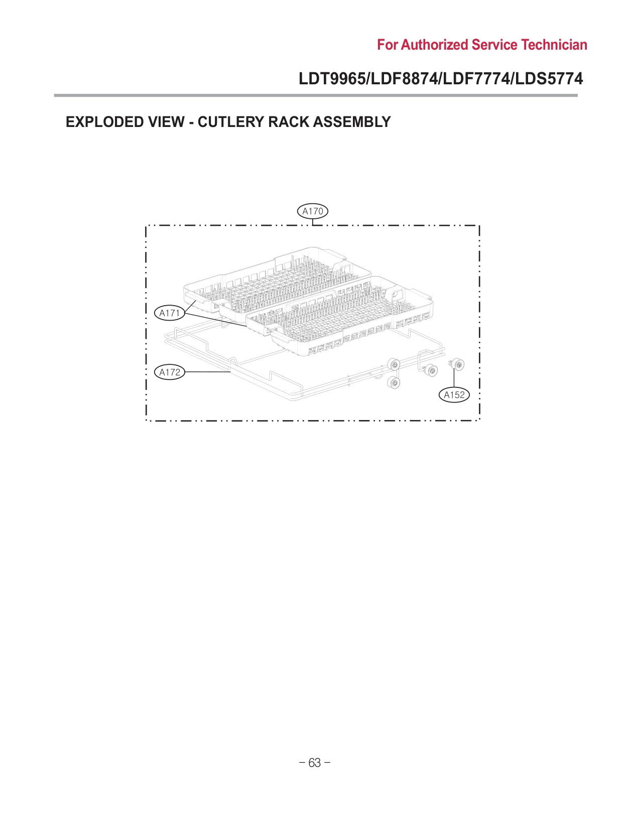 CUTLERY RACK ASSEMBLY