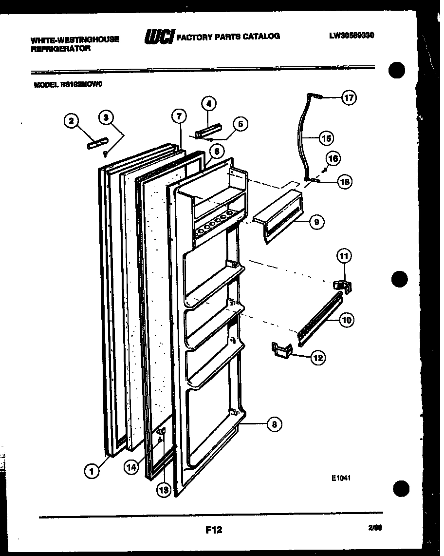 03 - REFRIGERATOR DOOR PARTS