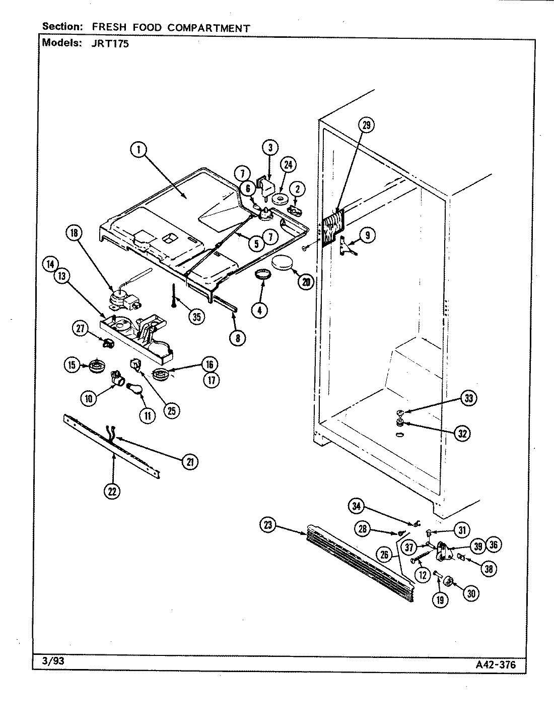 03 - FRESH FOOD COMPARTMENT (B/M DJ24A)