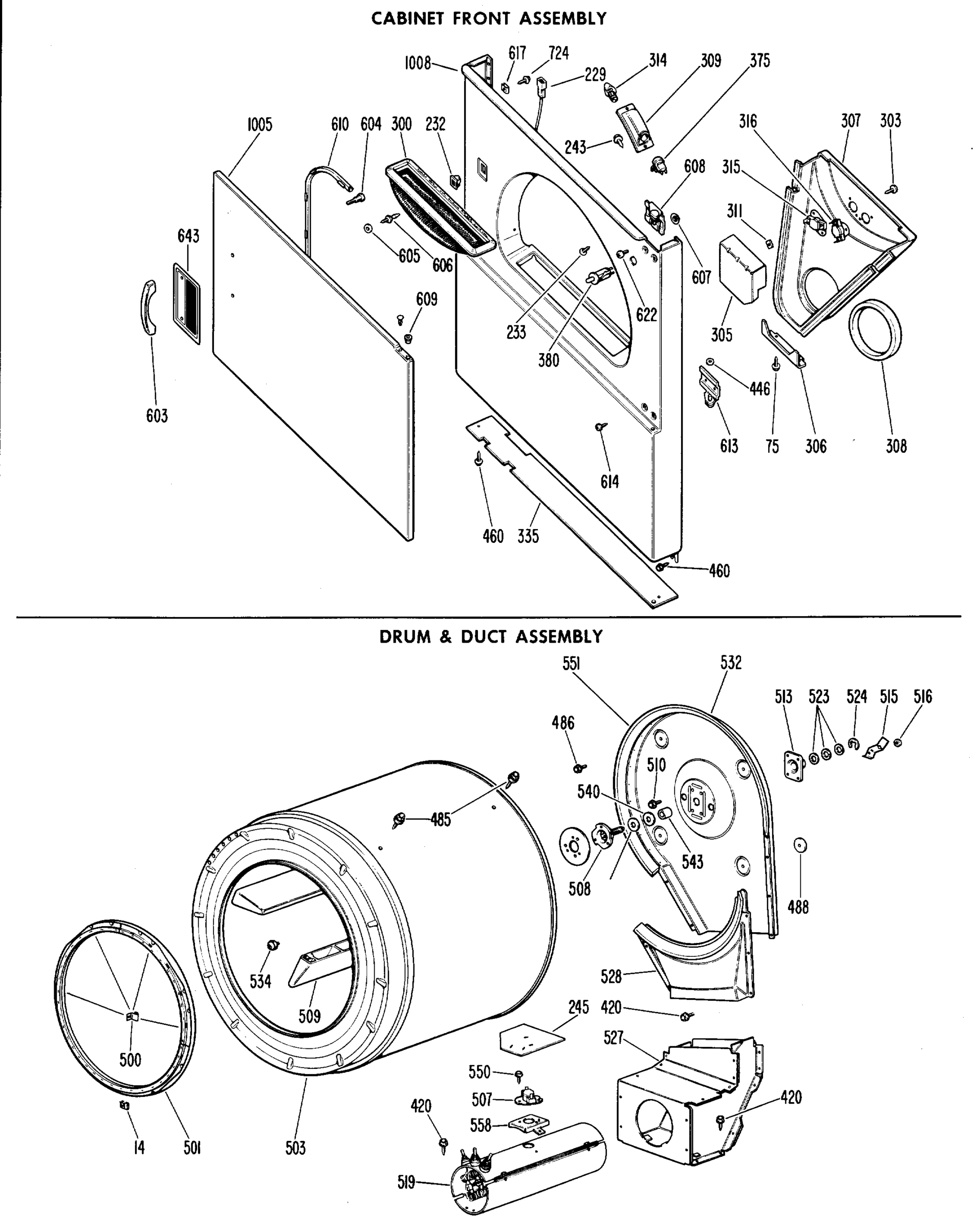 CABINET FRONT ASSEMBLY