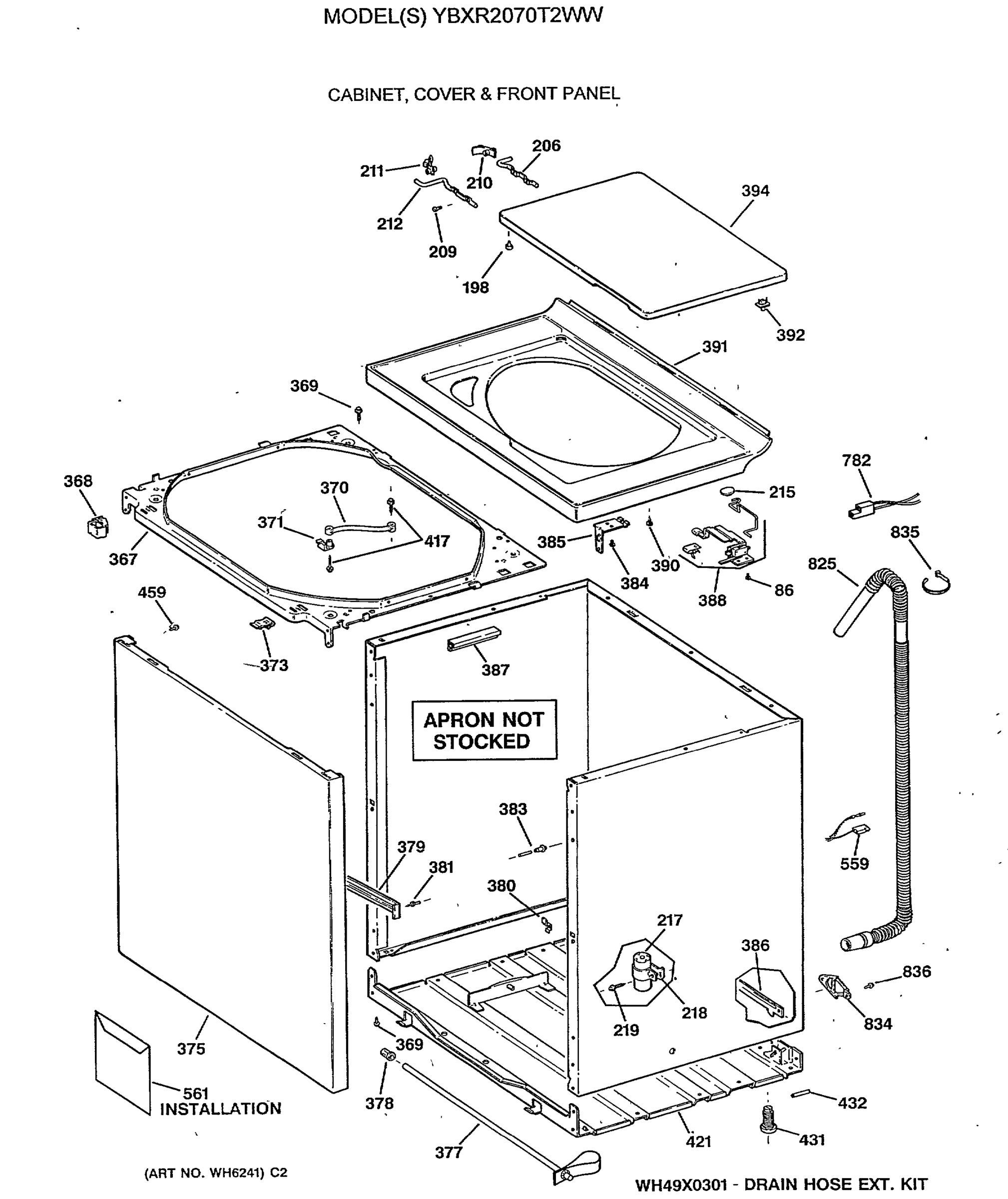 CABINET, COVER & FRONT PANEL