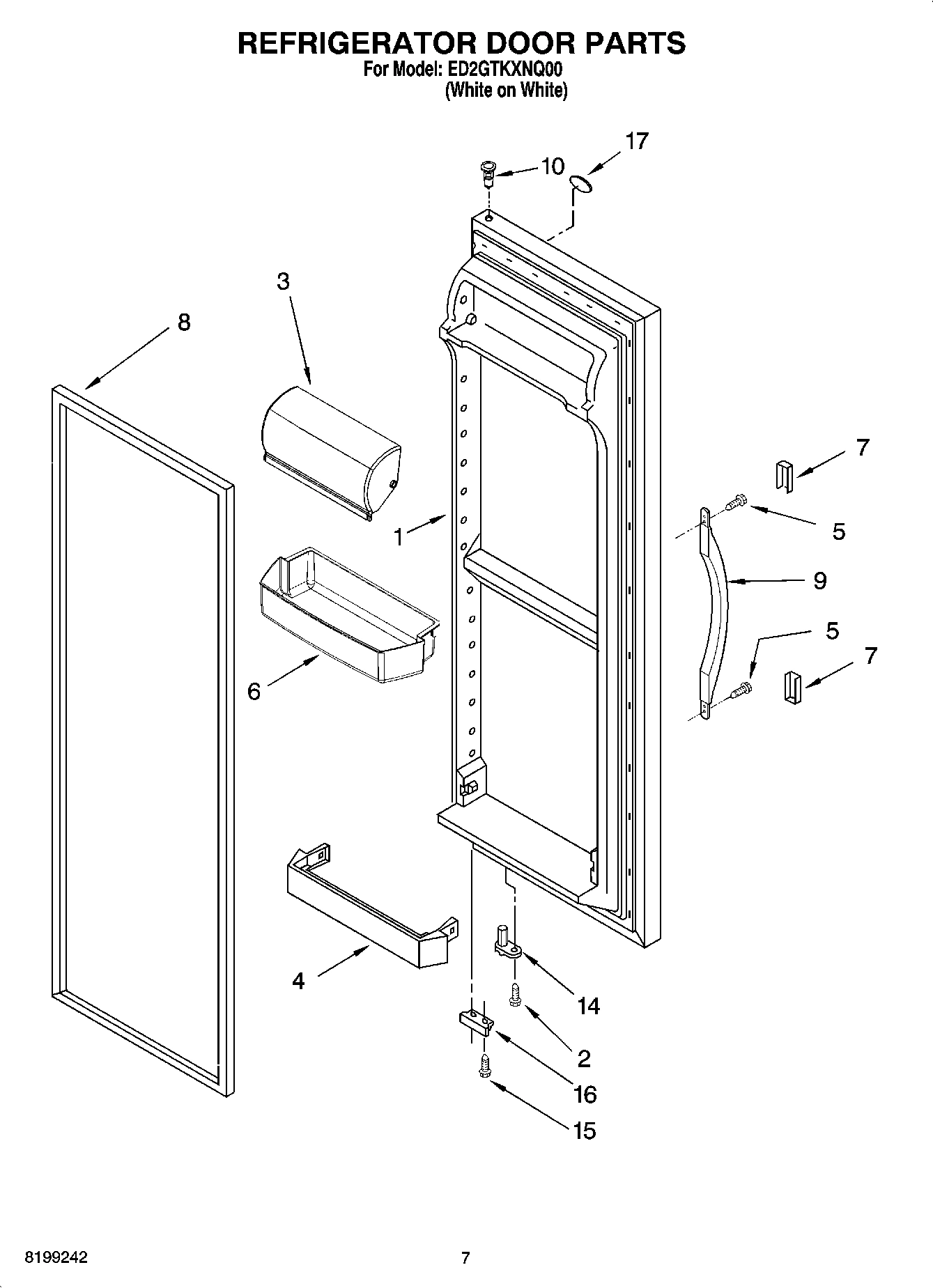 06 - REFRIGERATOR DOOR PARTS