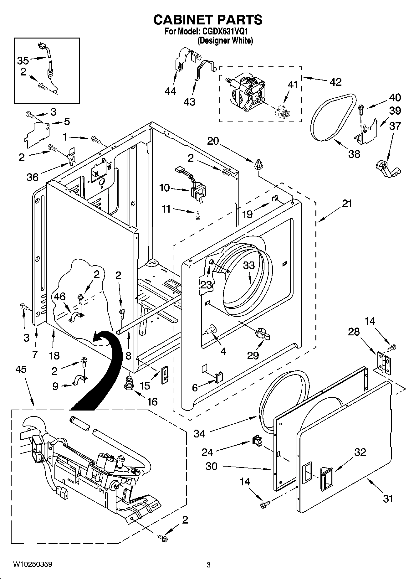 02 - CABINET PARTS