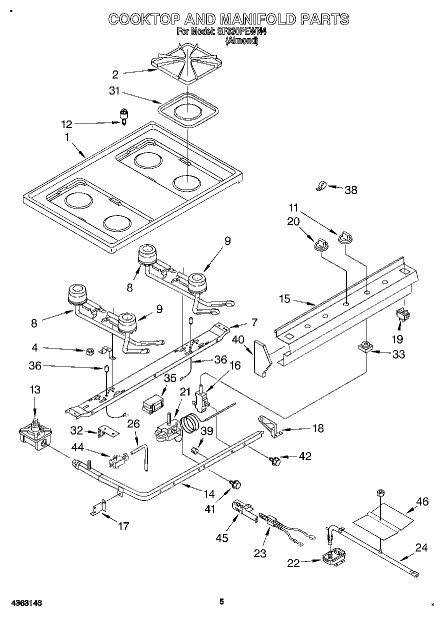 03 - COOKTOP AND MANIFOLD, LITERATURE