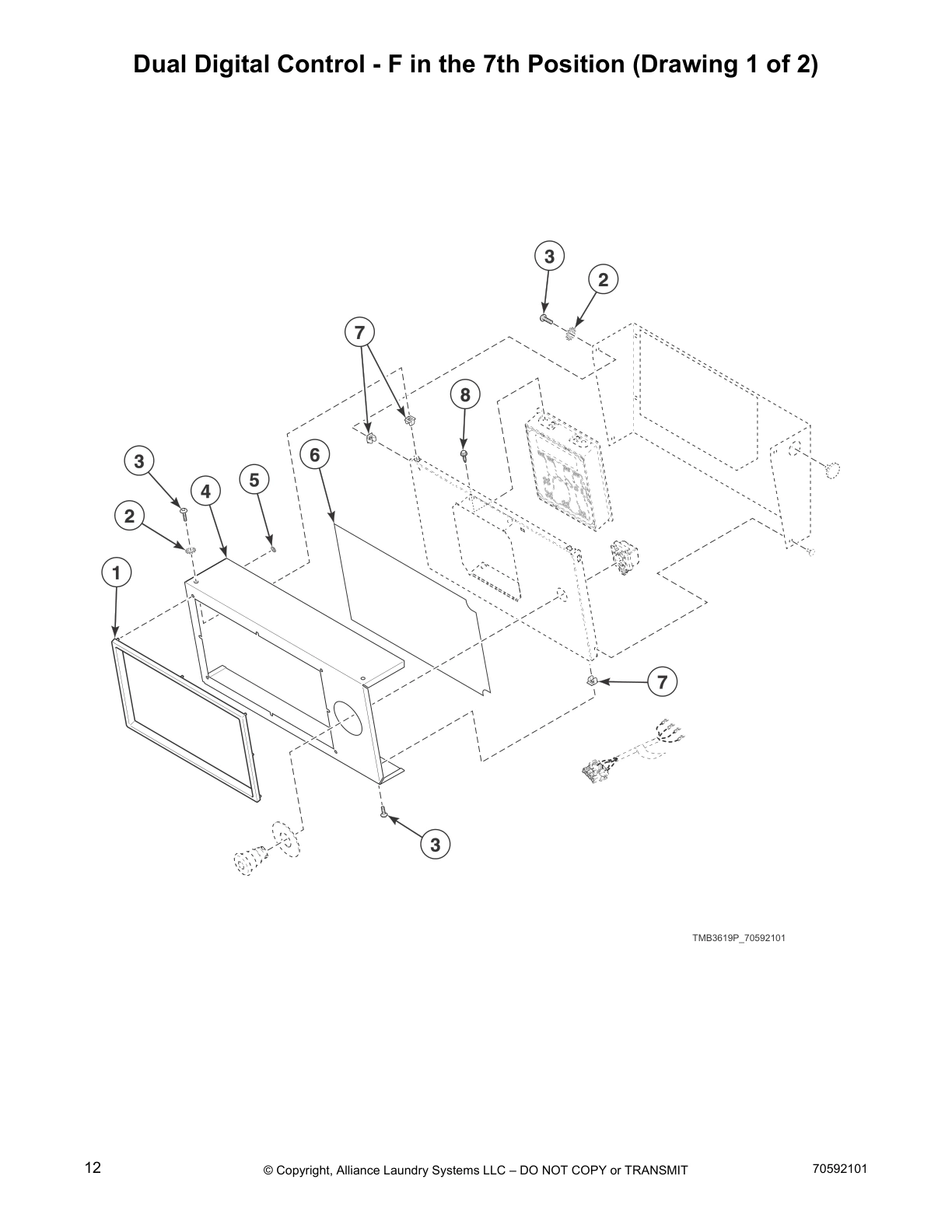 Dual Digital Control - F in the 7th Position (Drawing 1 of 2)