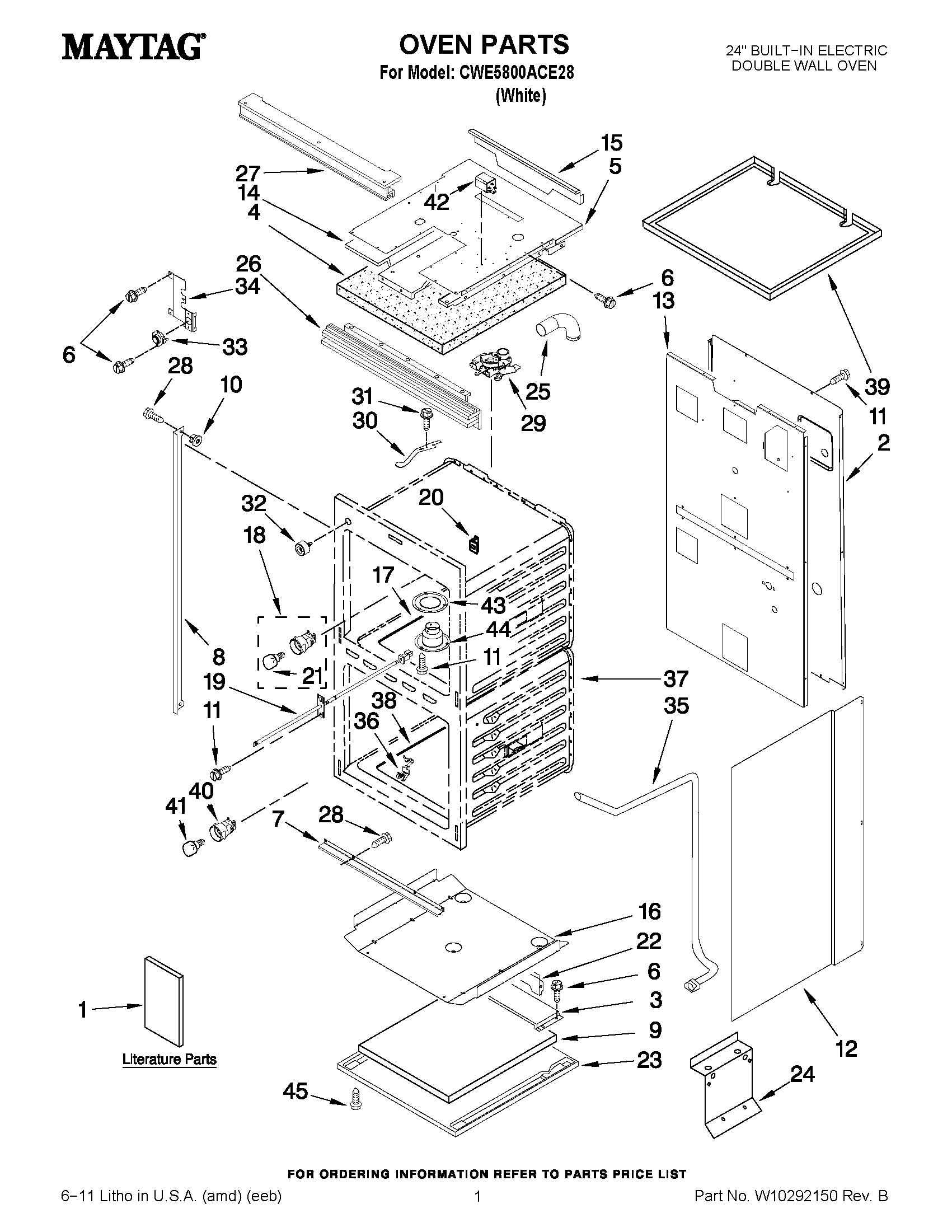 01 - OVEN PARTS