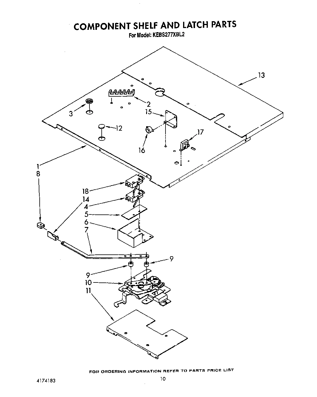 08 - COMPONENT SHELF AND LATCH