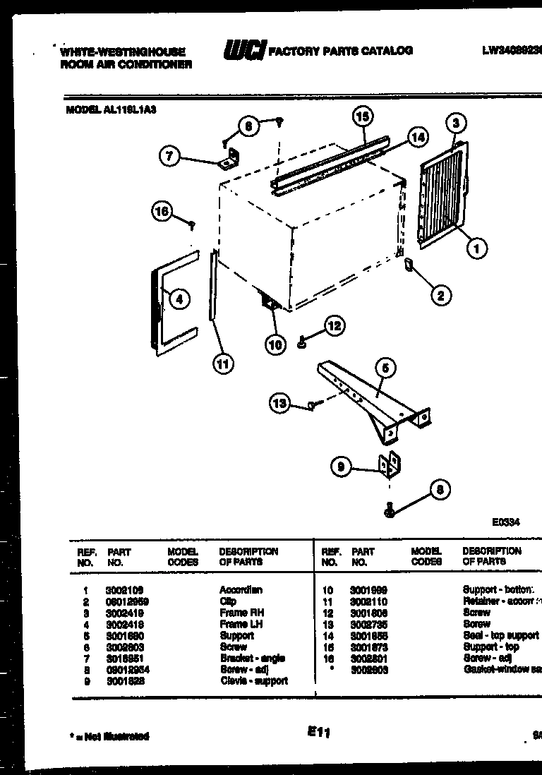 06 - CABINET AND INSTALLATION PARTS