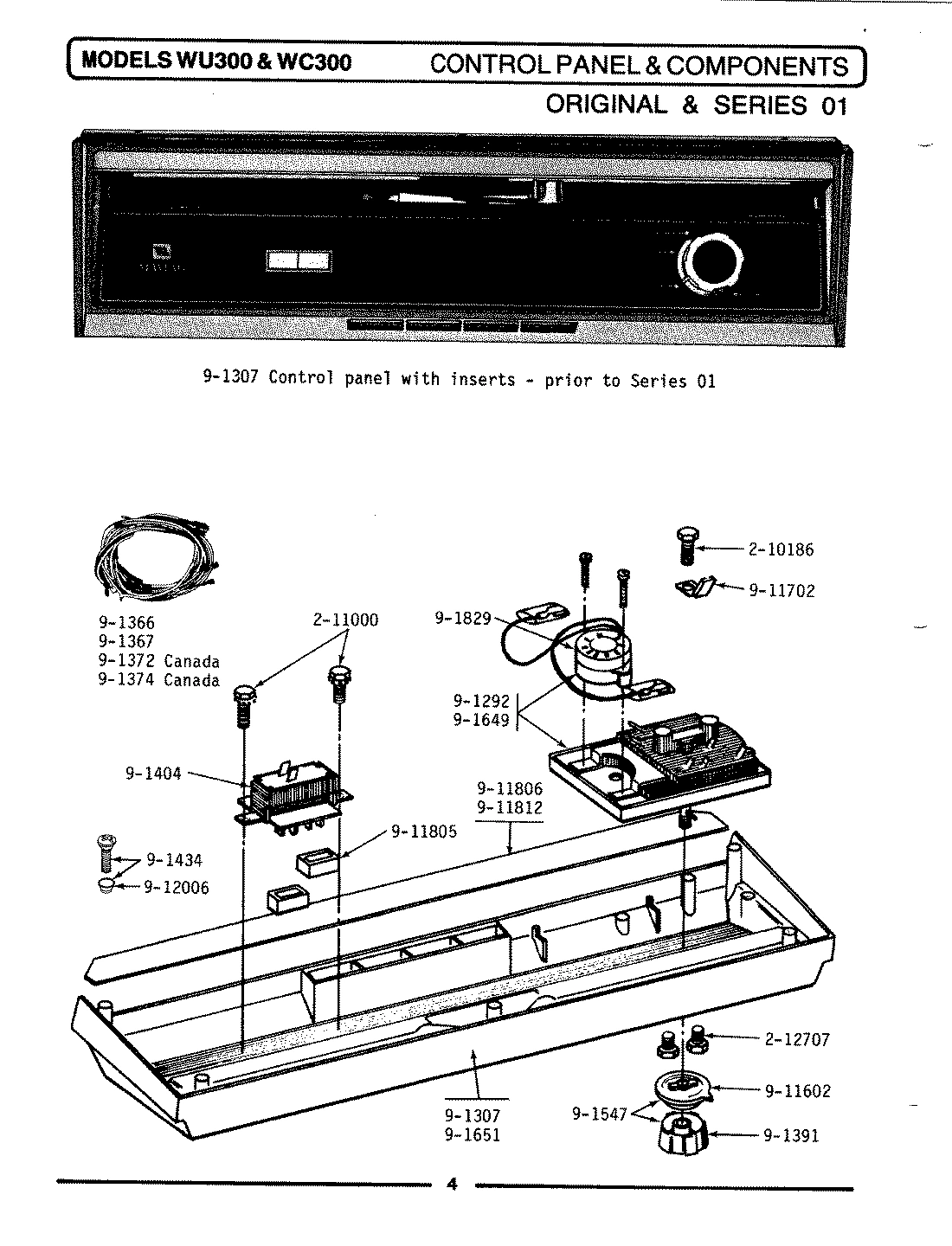 03 - CONTROL PANEL & COMPONENTS