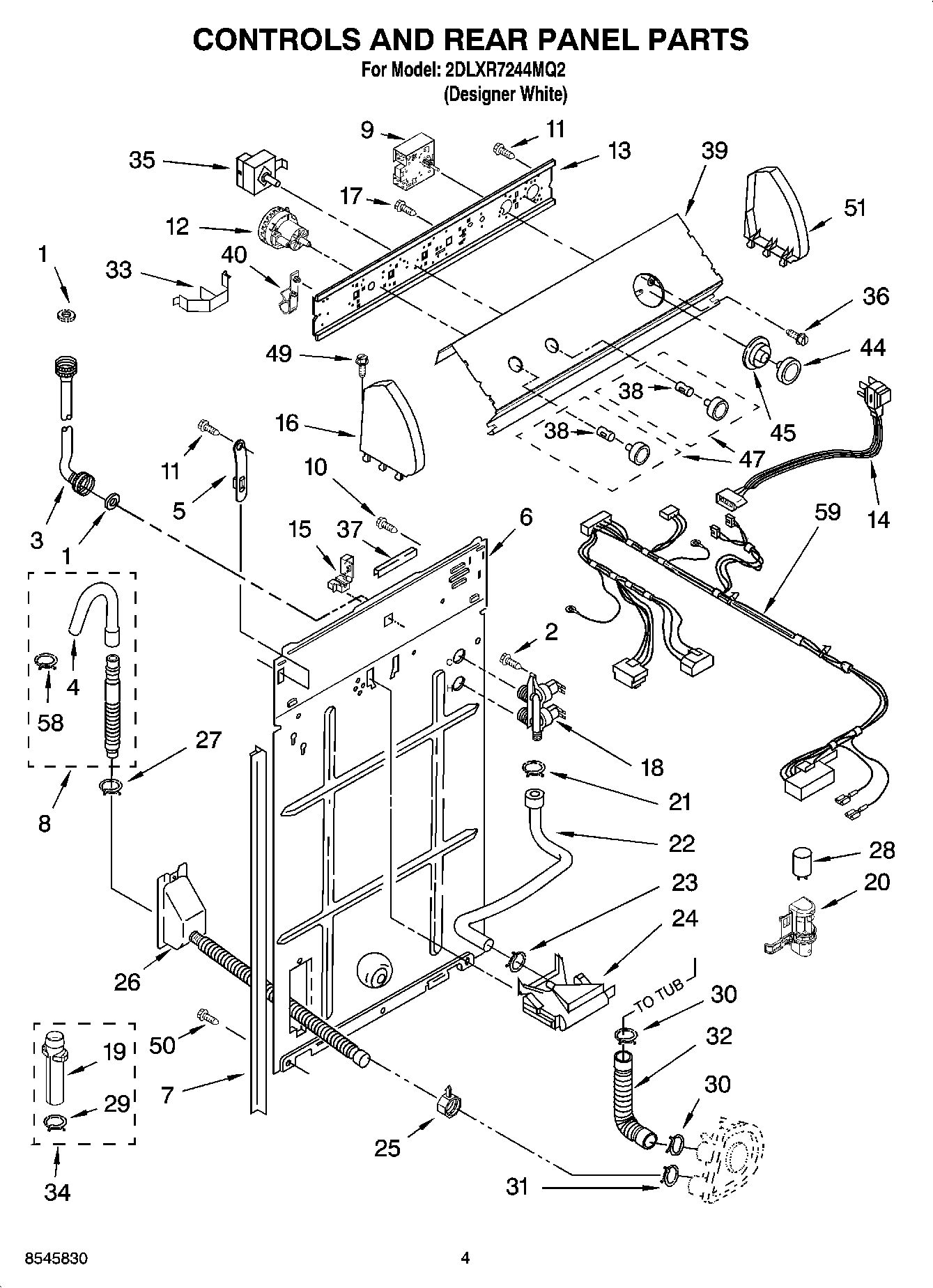 02 - CONTROL AND REAR PANEL PARTS