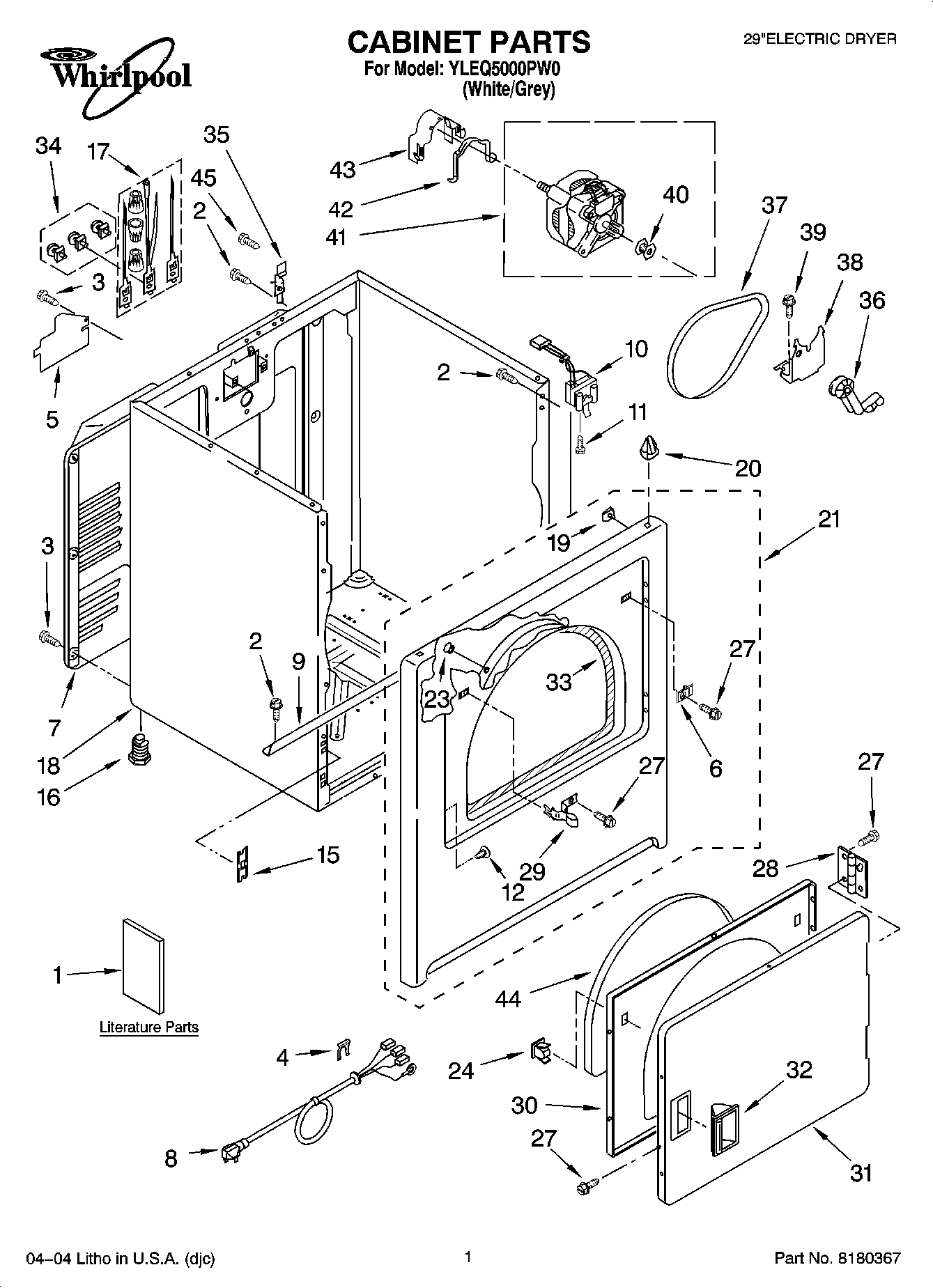 01 - CABINET PARTS