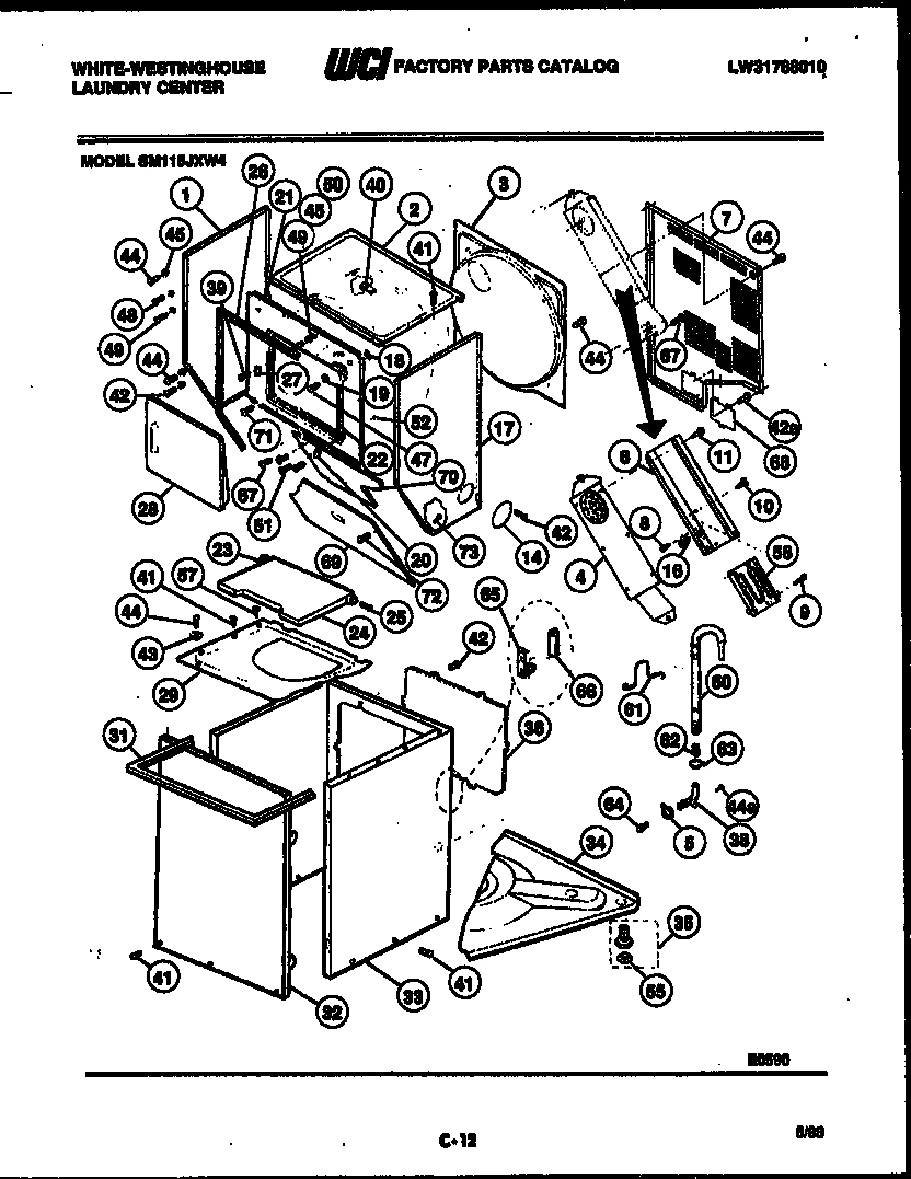 02 - CABINET PARTS AND HEATER