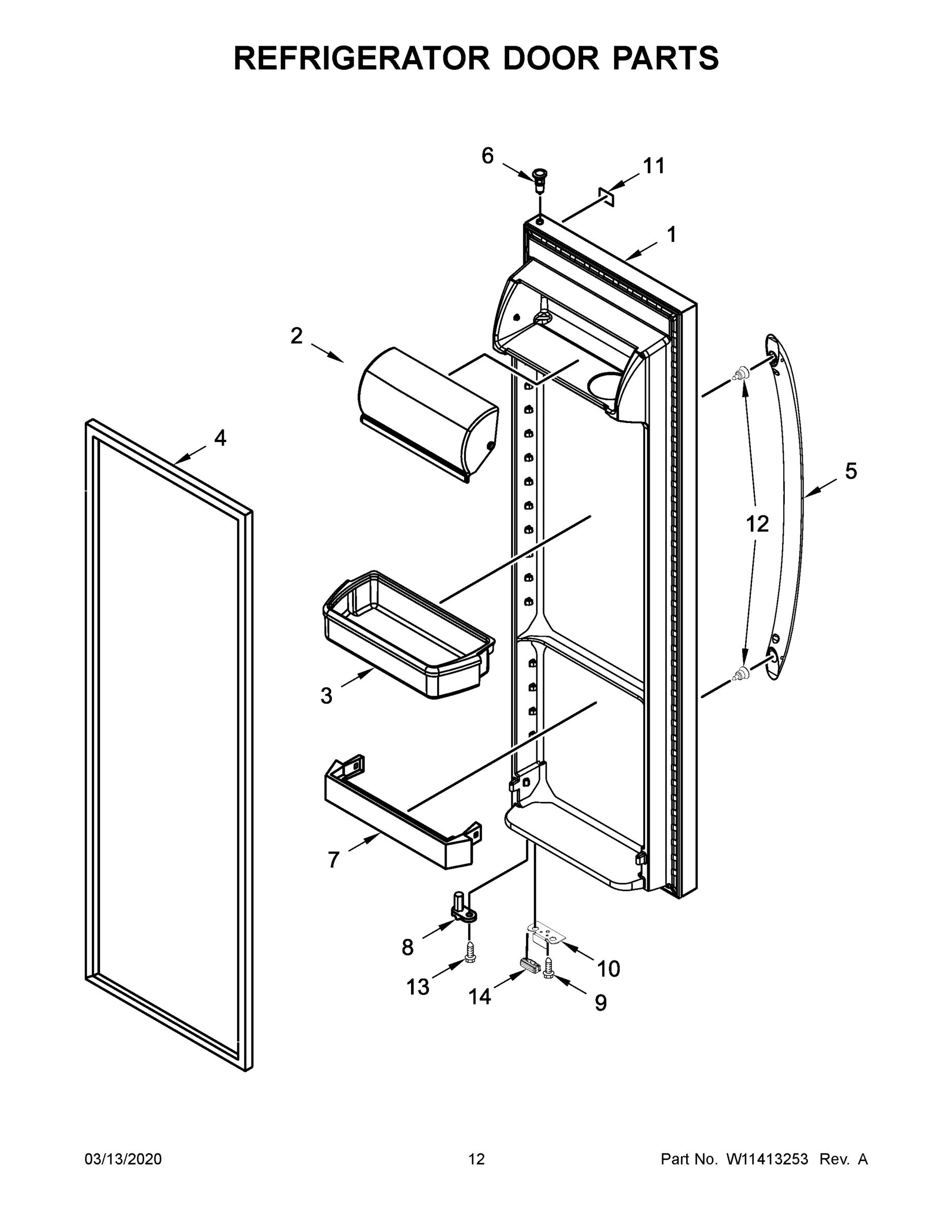07 - REFRIGERATOR DOOR PARTS