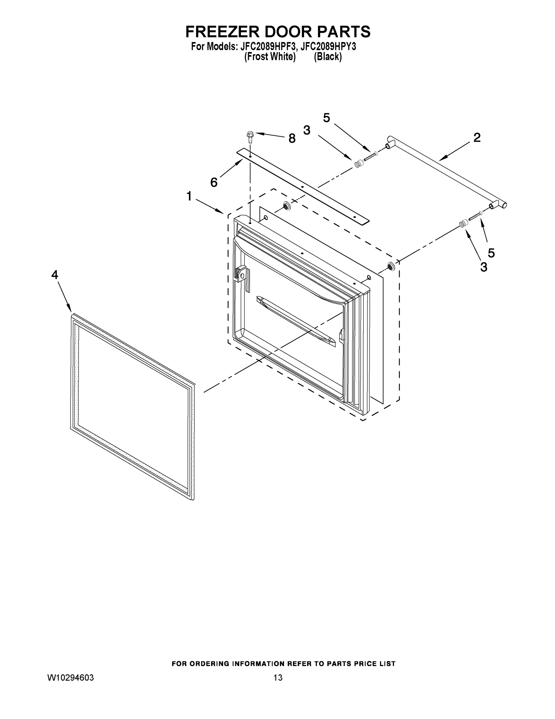 07 - FREEZER DOOR PARTS