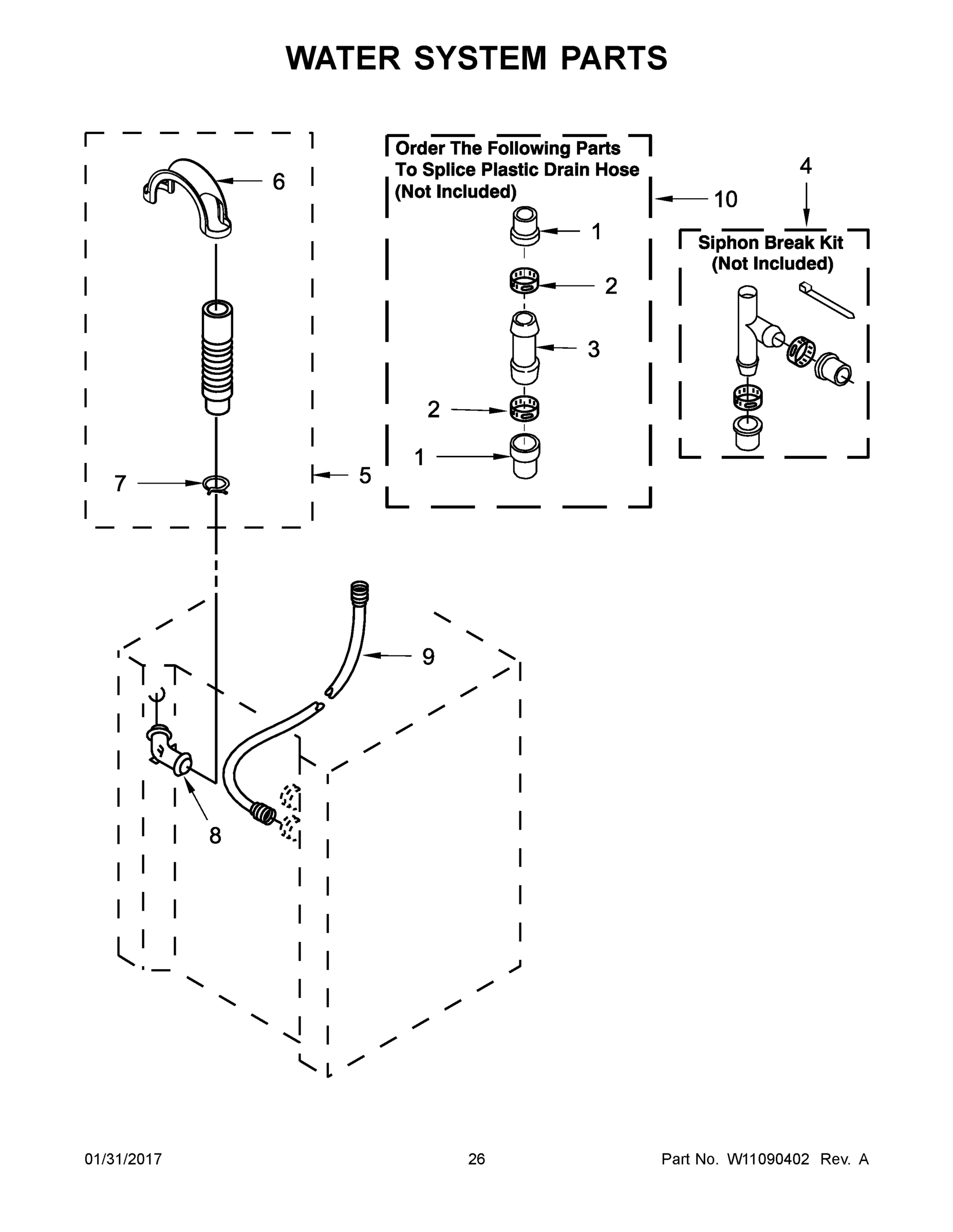14 - WATER SYSTEM PARTS