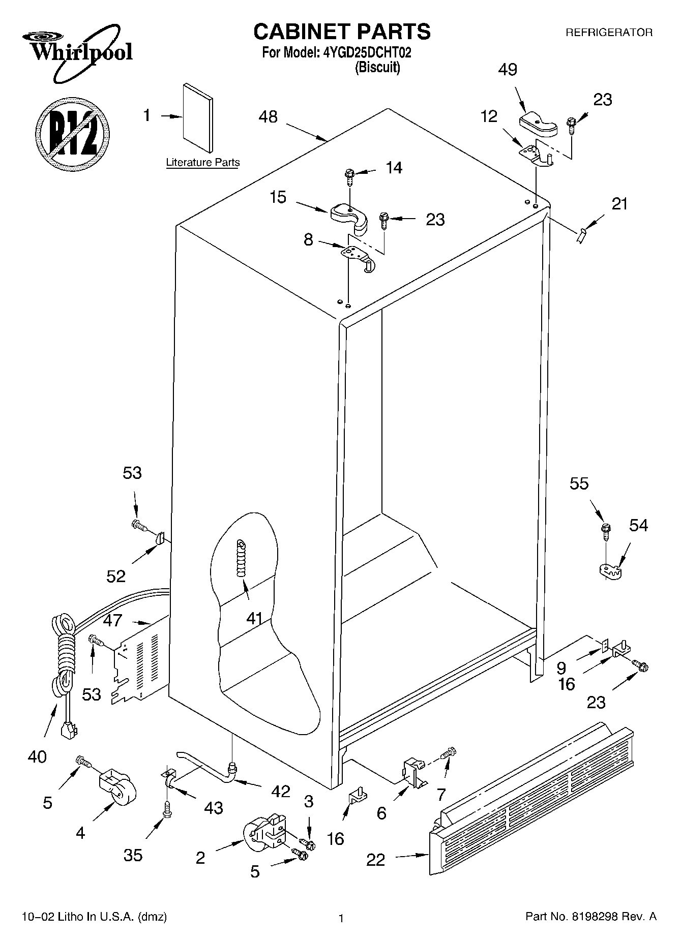 01 - CABINET, LITERATURE