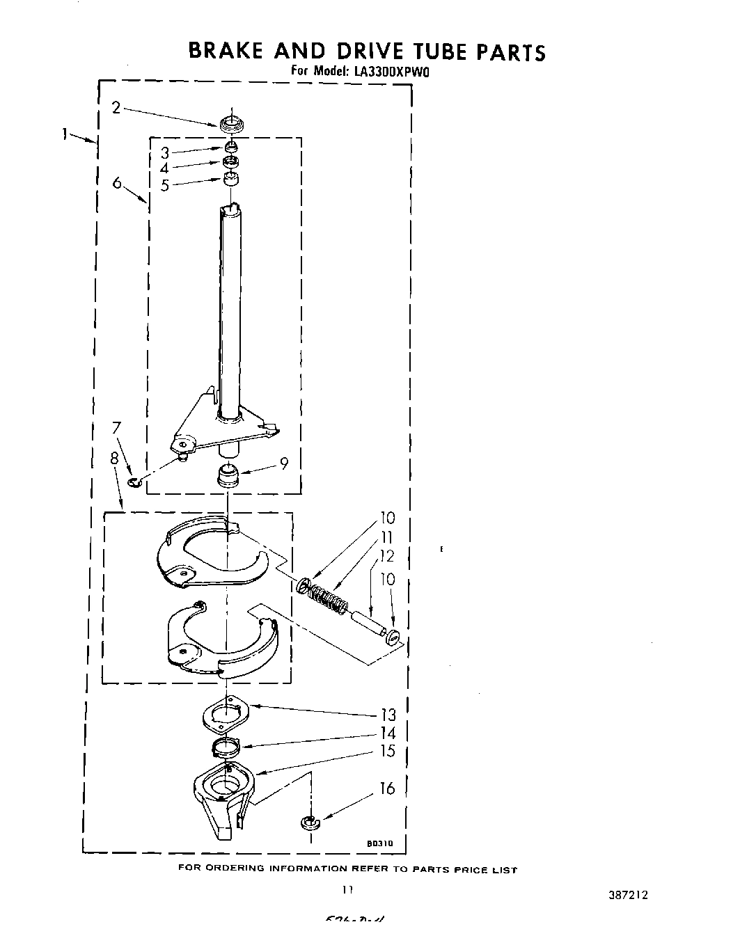 09 - BRAKE AND DRIVE TUBE