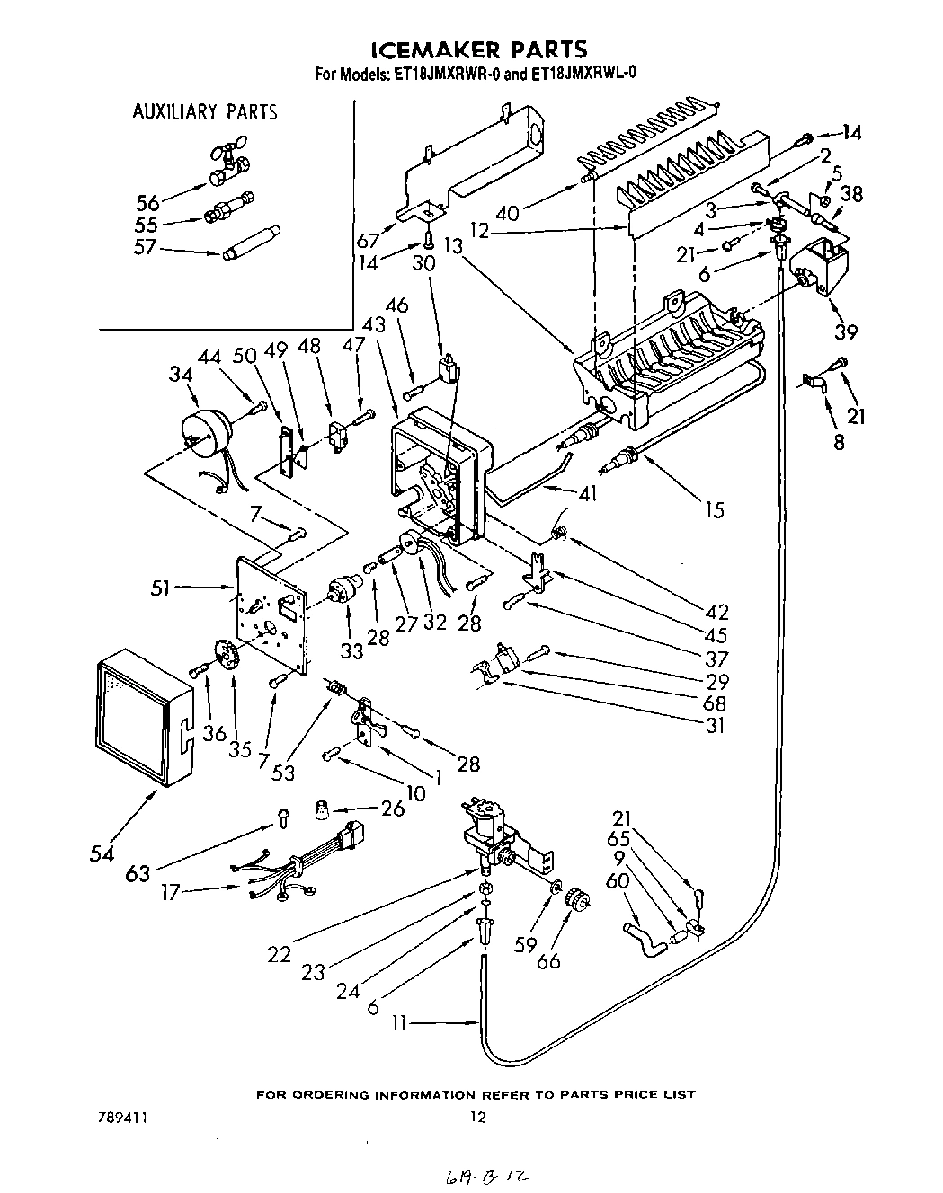 09 - ICE MAKER , NOT ILLUSTRATED AND OPTIONAL