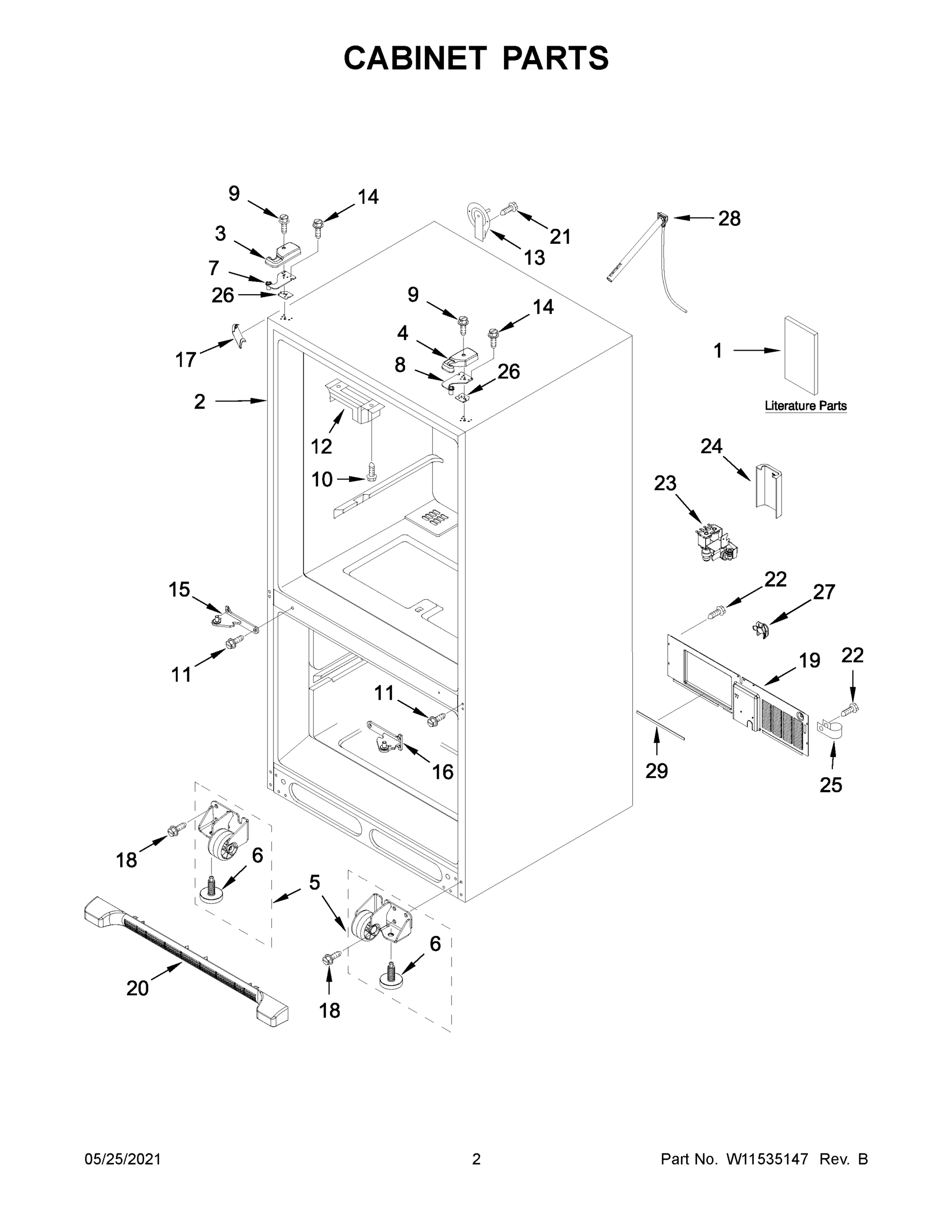 02 - CABINET PARTS