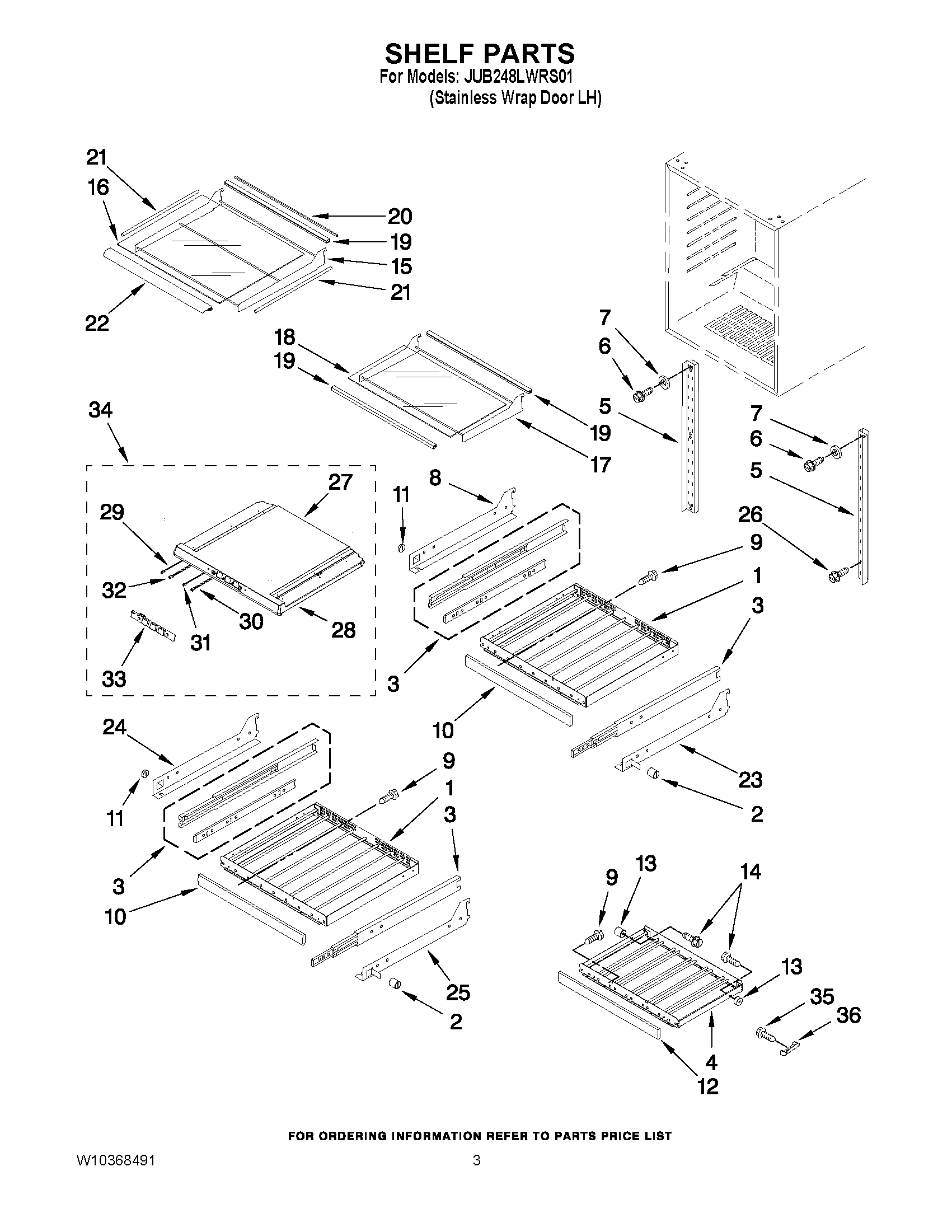 02 - SHELF PARTS
