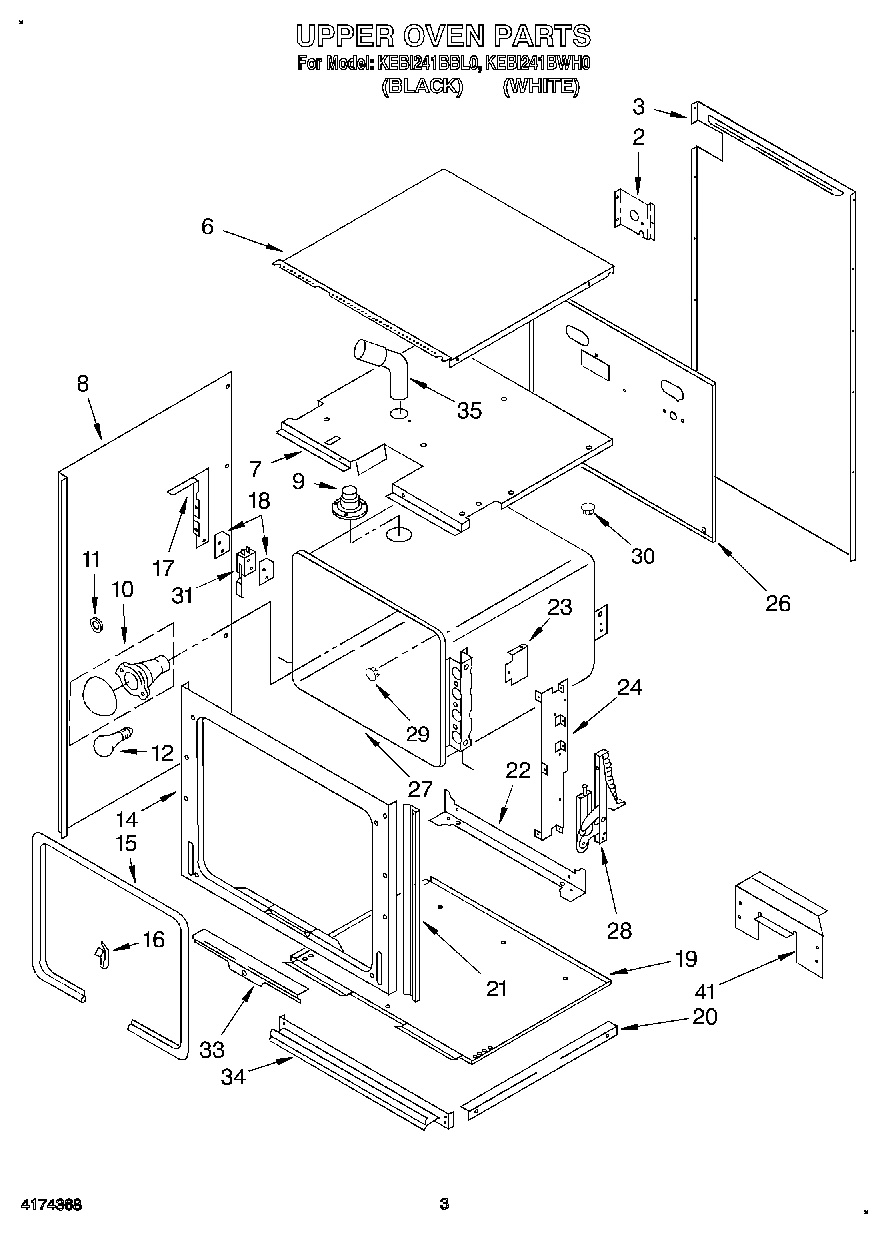 03 - UPPER OVEN, OPTIONAL