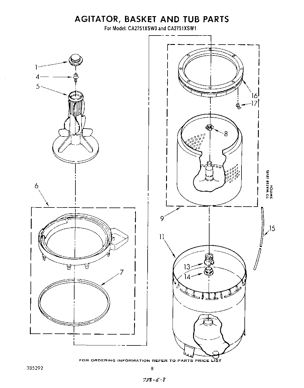 06 - AGITATOR, BASKET AND TUB