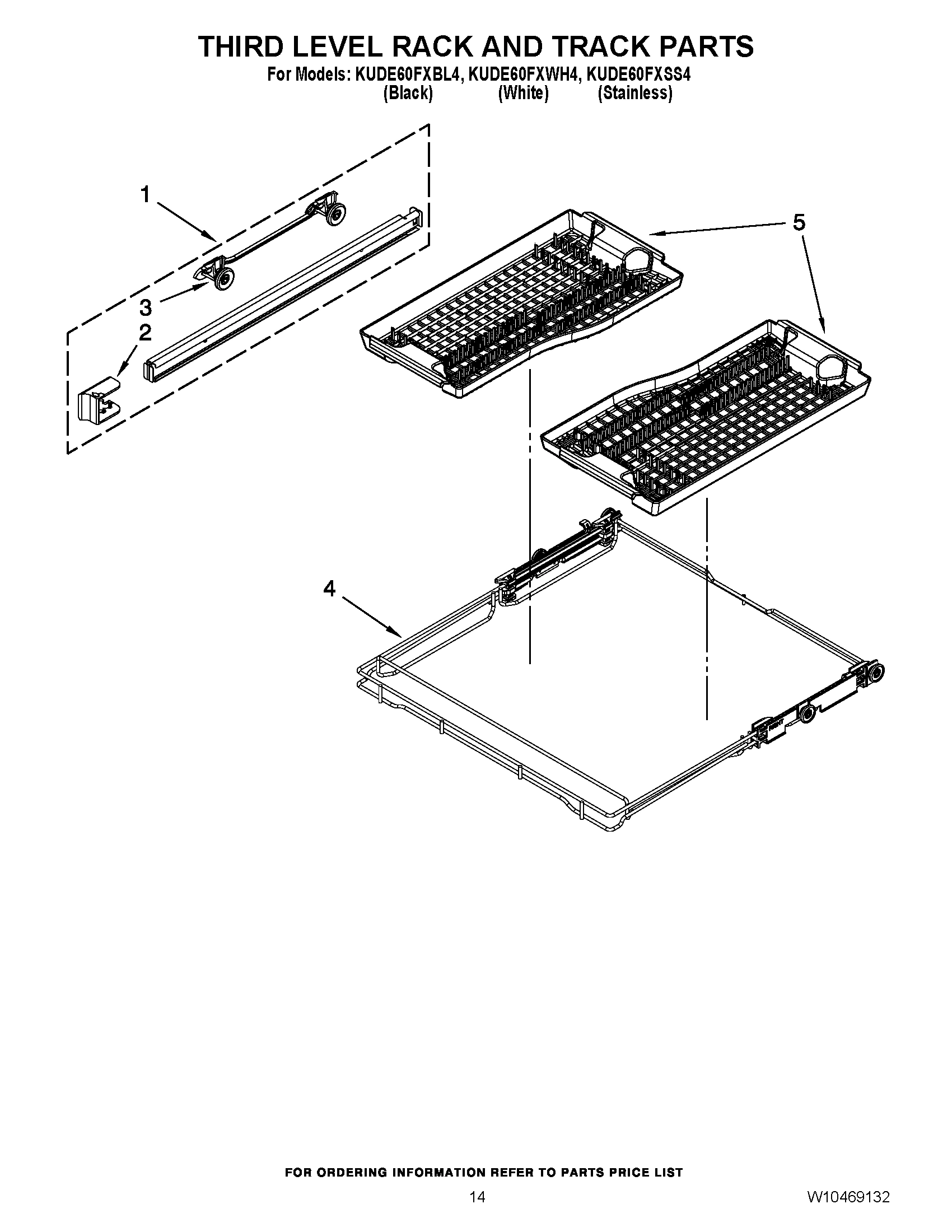 11 - THIRD LEVEL RACK AND TRACK PARTS
