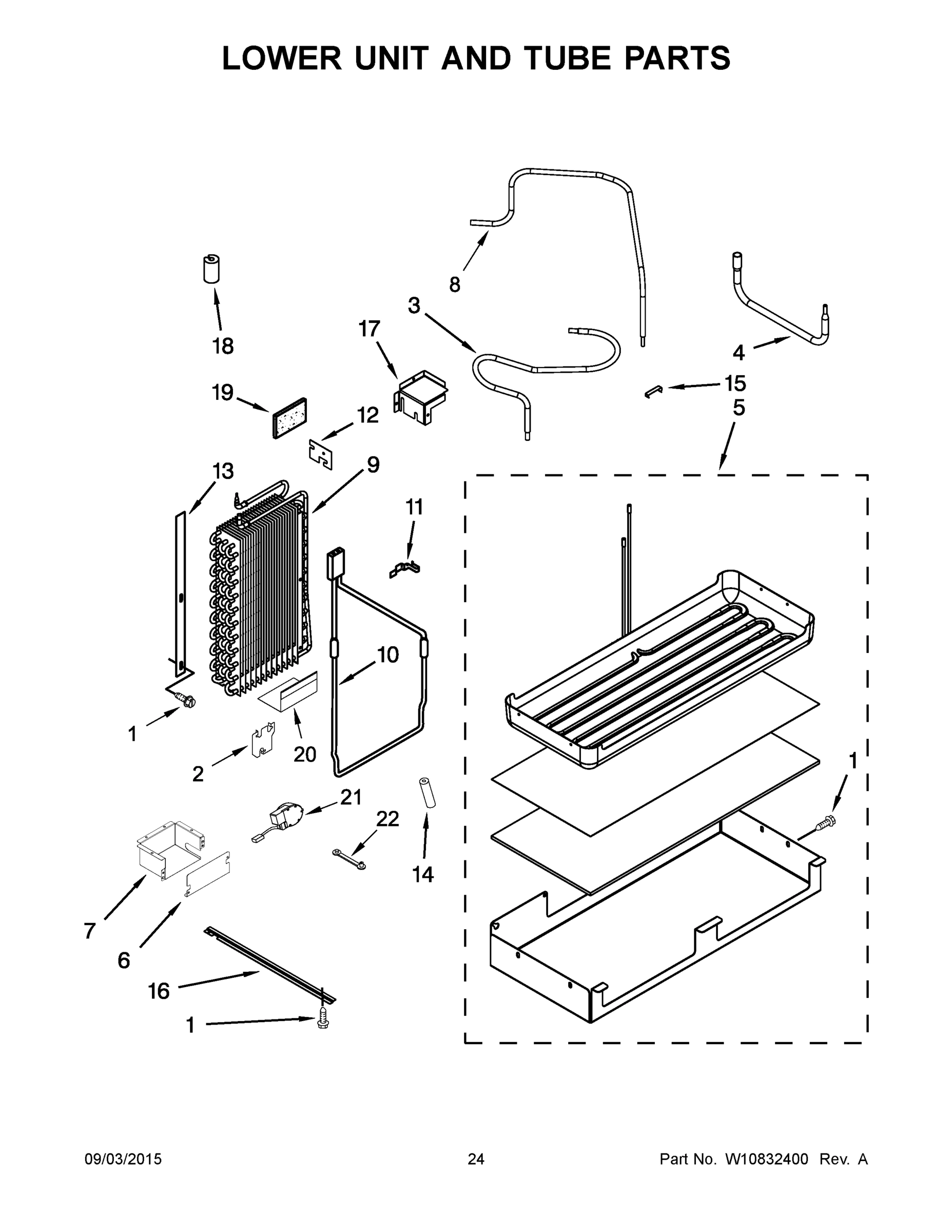 13 - LOWER UNIT AND TUBE PARTS