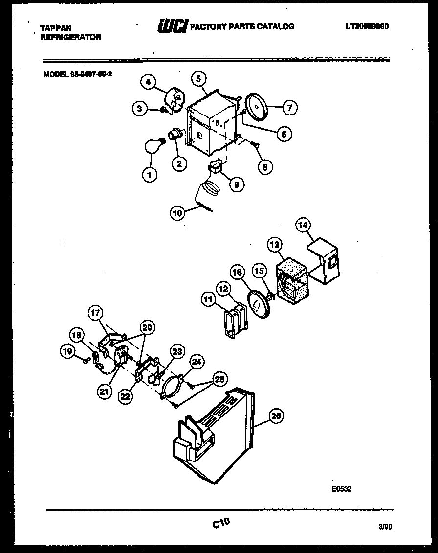 06 - REFRIGERATOR CONTROL ASSEMBLY, DAMP