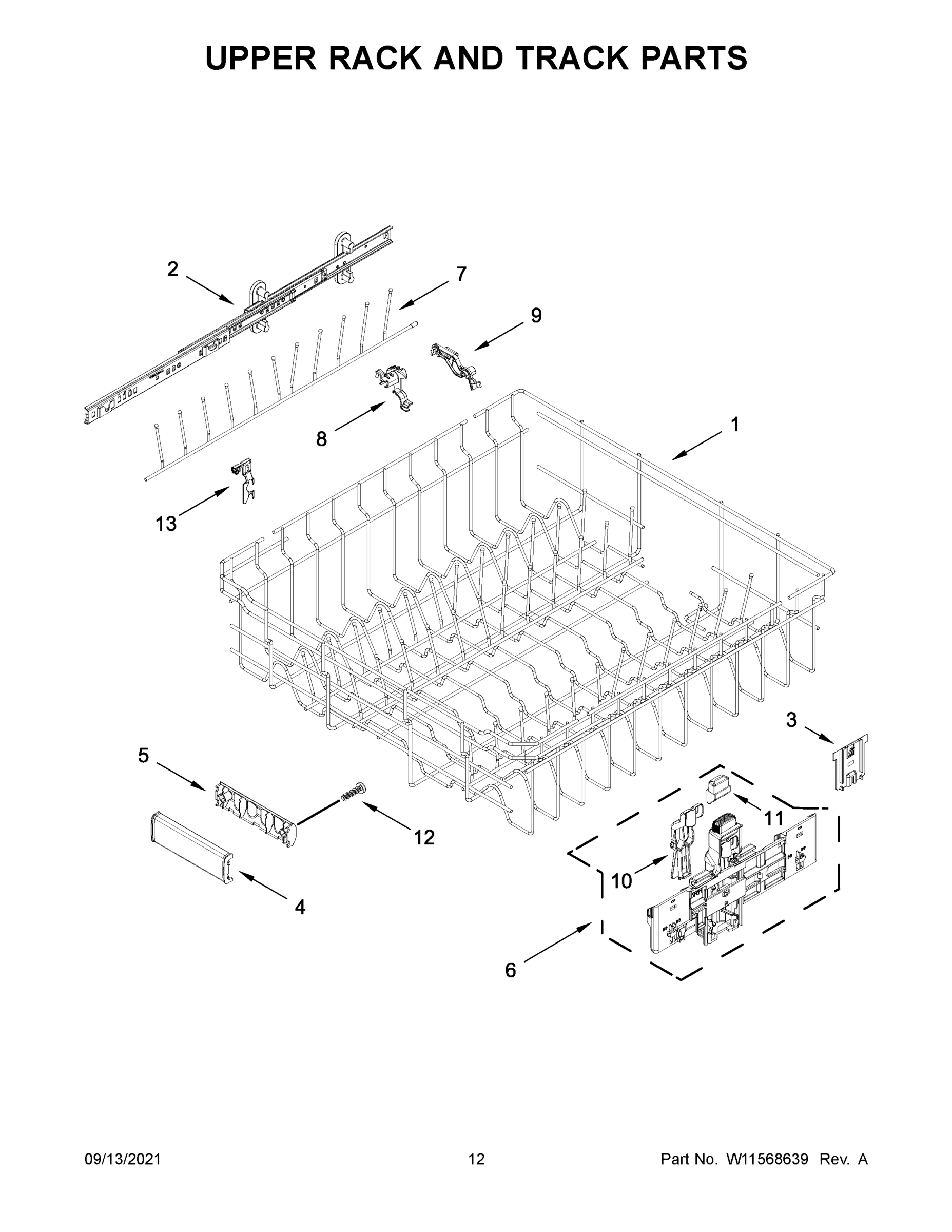 07 - UPPER RACK AND TRACK PARTS