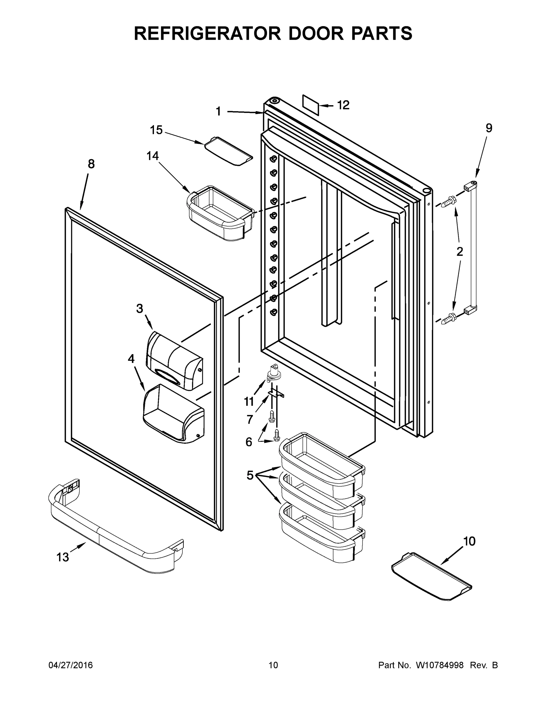 06 - REFRIGERATOR DOOR PARTS