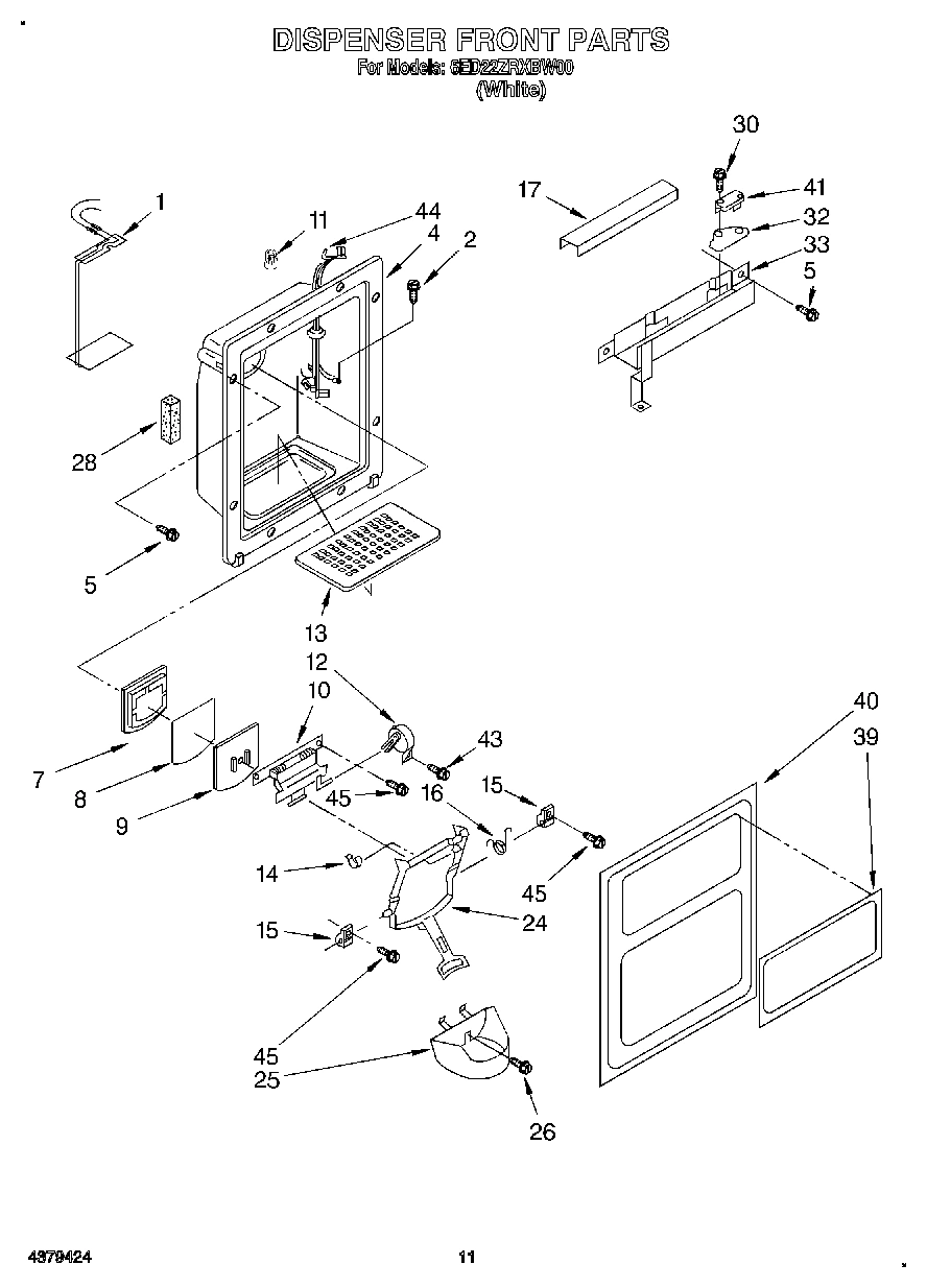 08 - DISPENSER FRONT