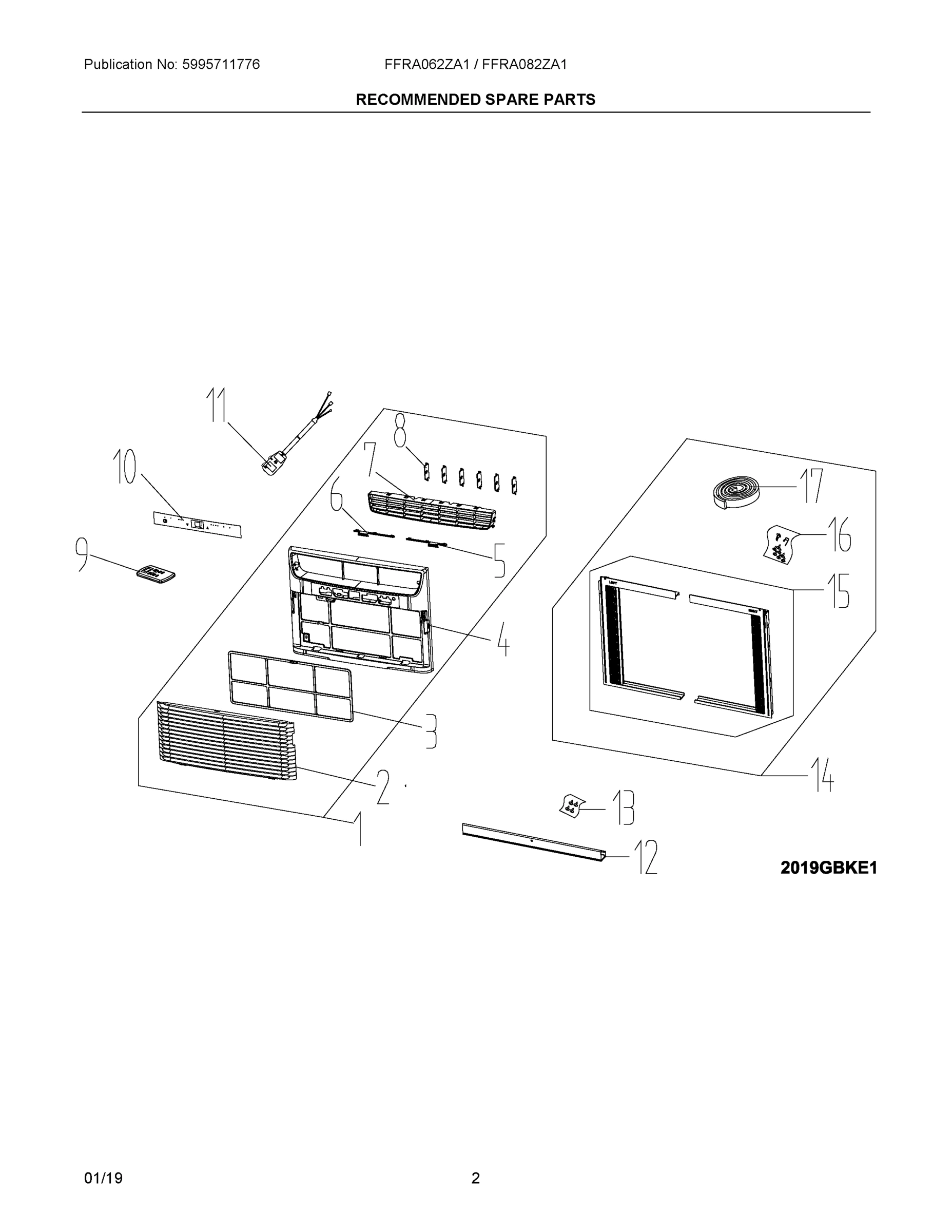 02 - RECOMMENDED SPARE PARTS