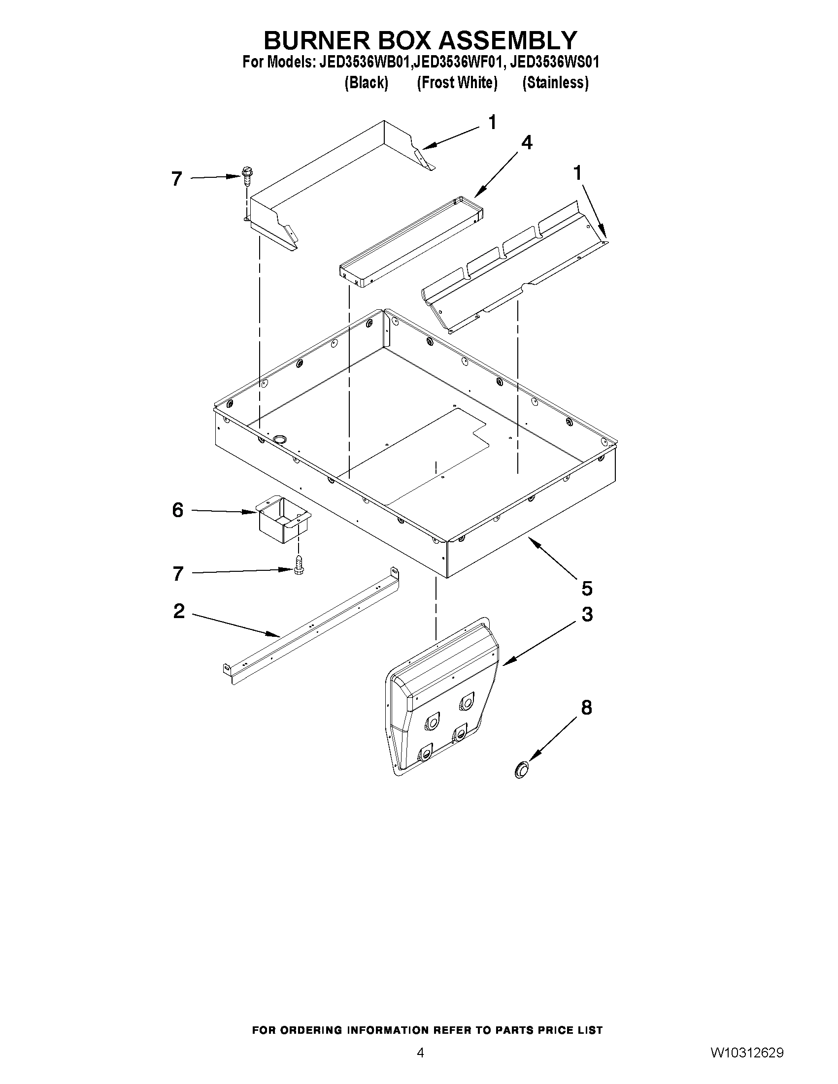 03 - BURNER BOX ASSEMBLY