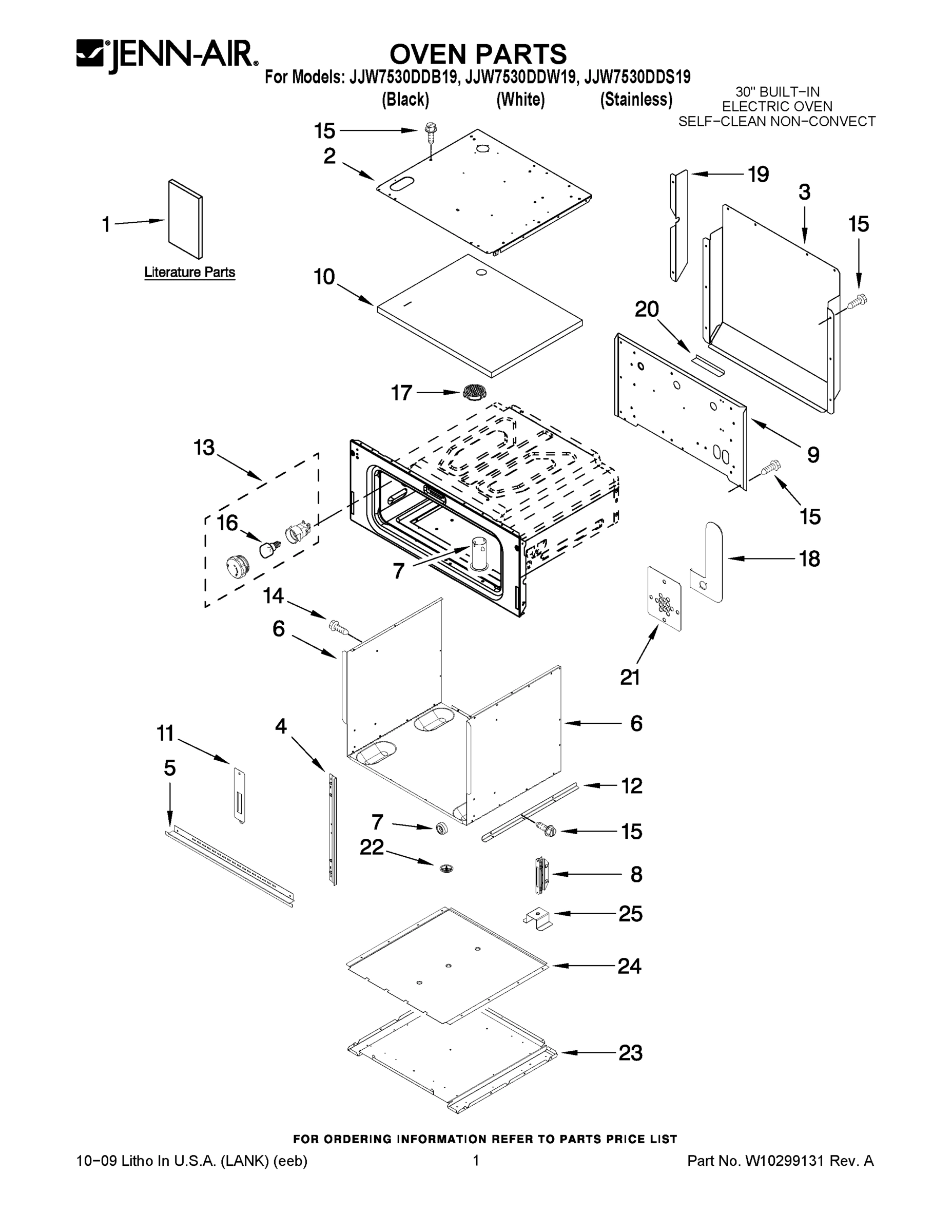 01 - OVEN PARTS