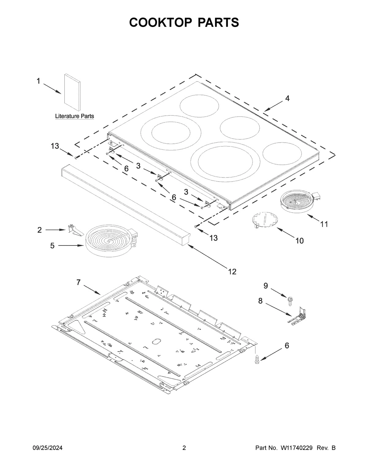 02 - COOKTOP PARTS